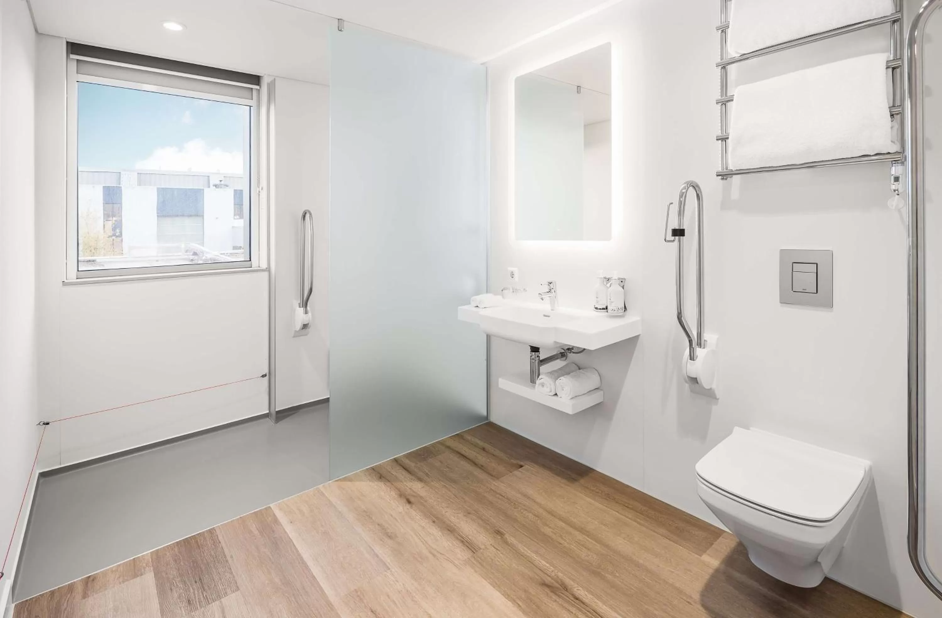 Bathroom in YOTEL Edinburgh