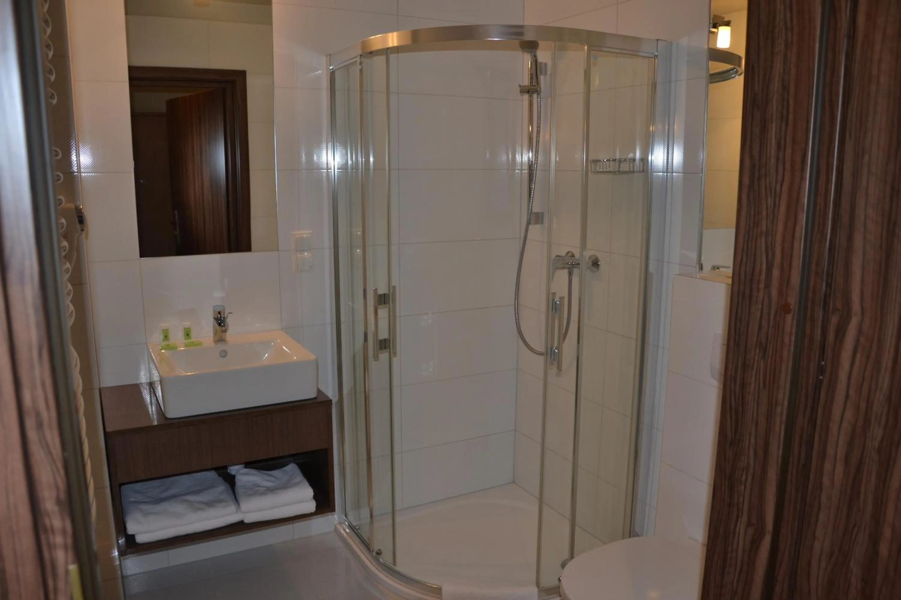Shower in Hotel Pod Dębem