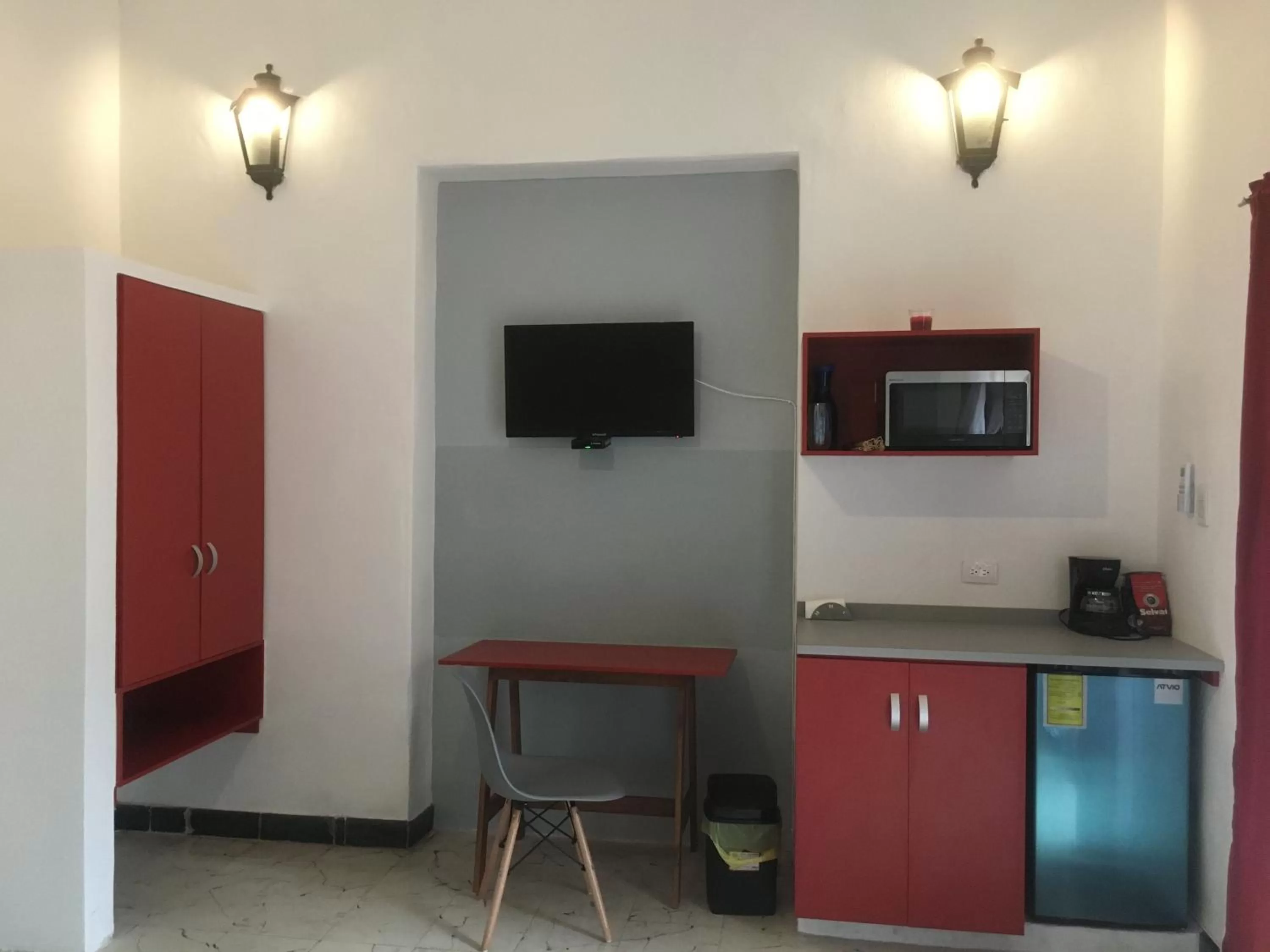 Kitchen or kitchenette in Suites del Sureste - Mérida