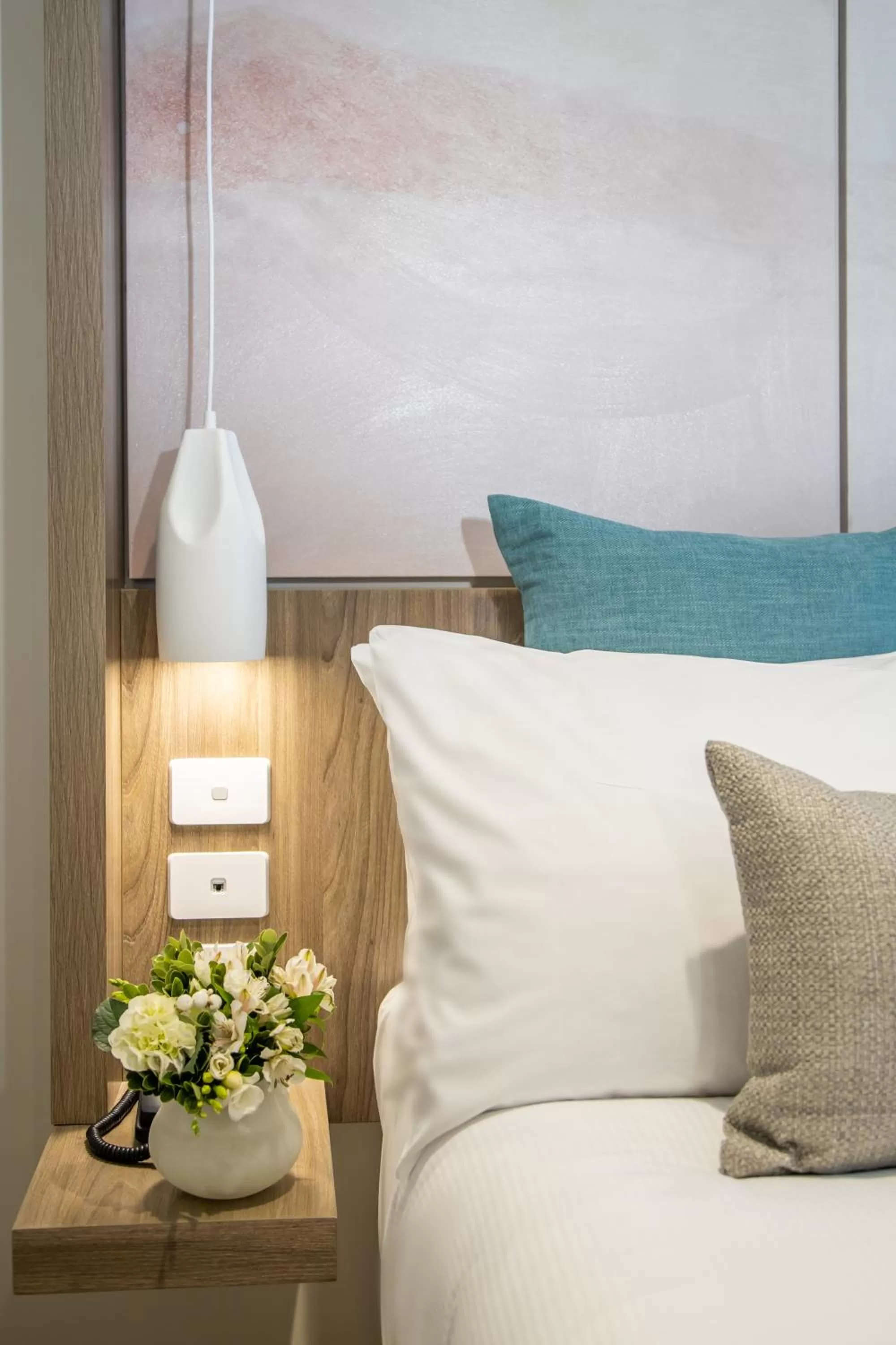 Decorative detail, Bed in Sudima Christchurch City