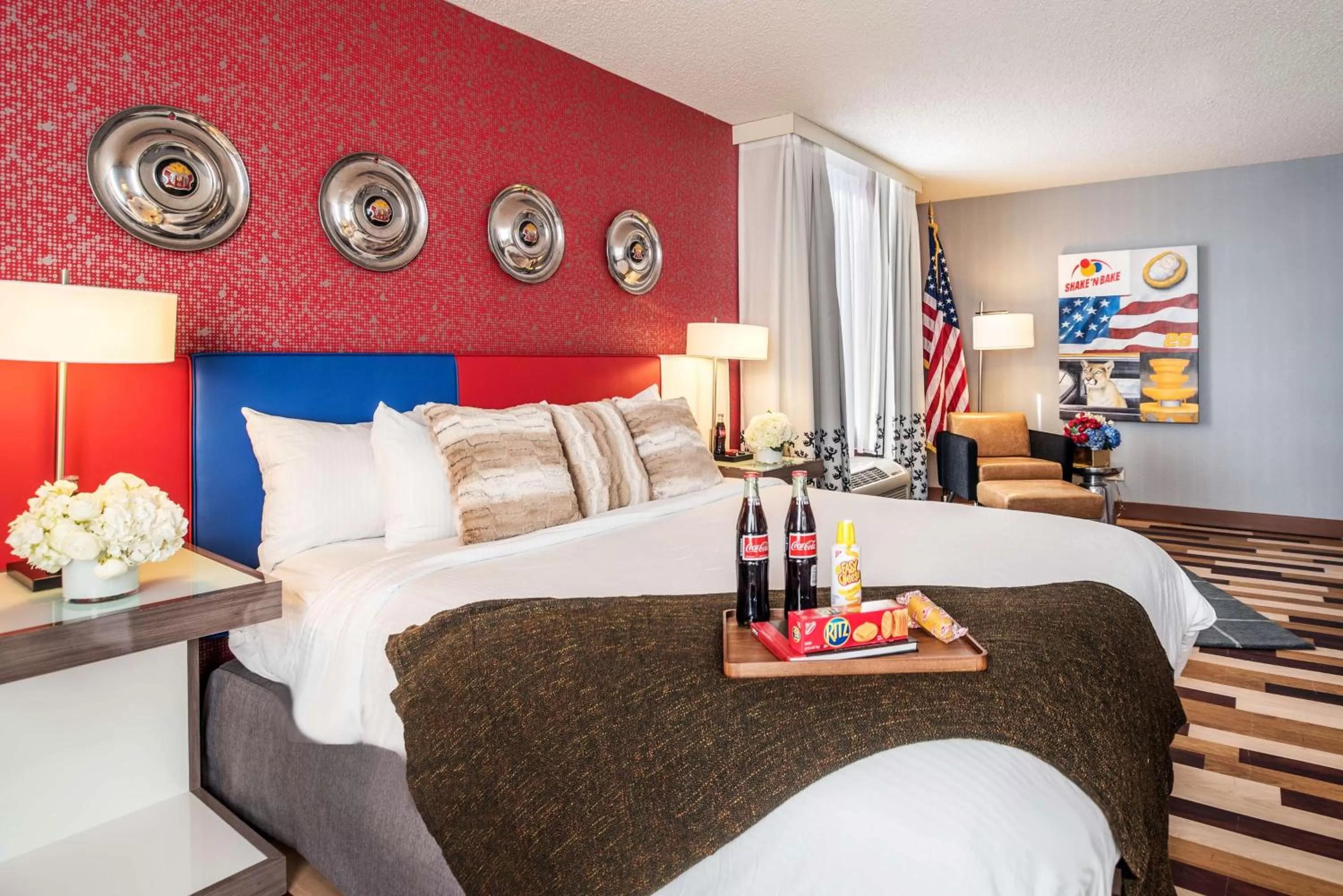 Bed in the Curtis Denver - A DoubleTree by Hilton Hotel