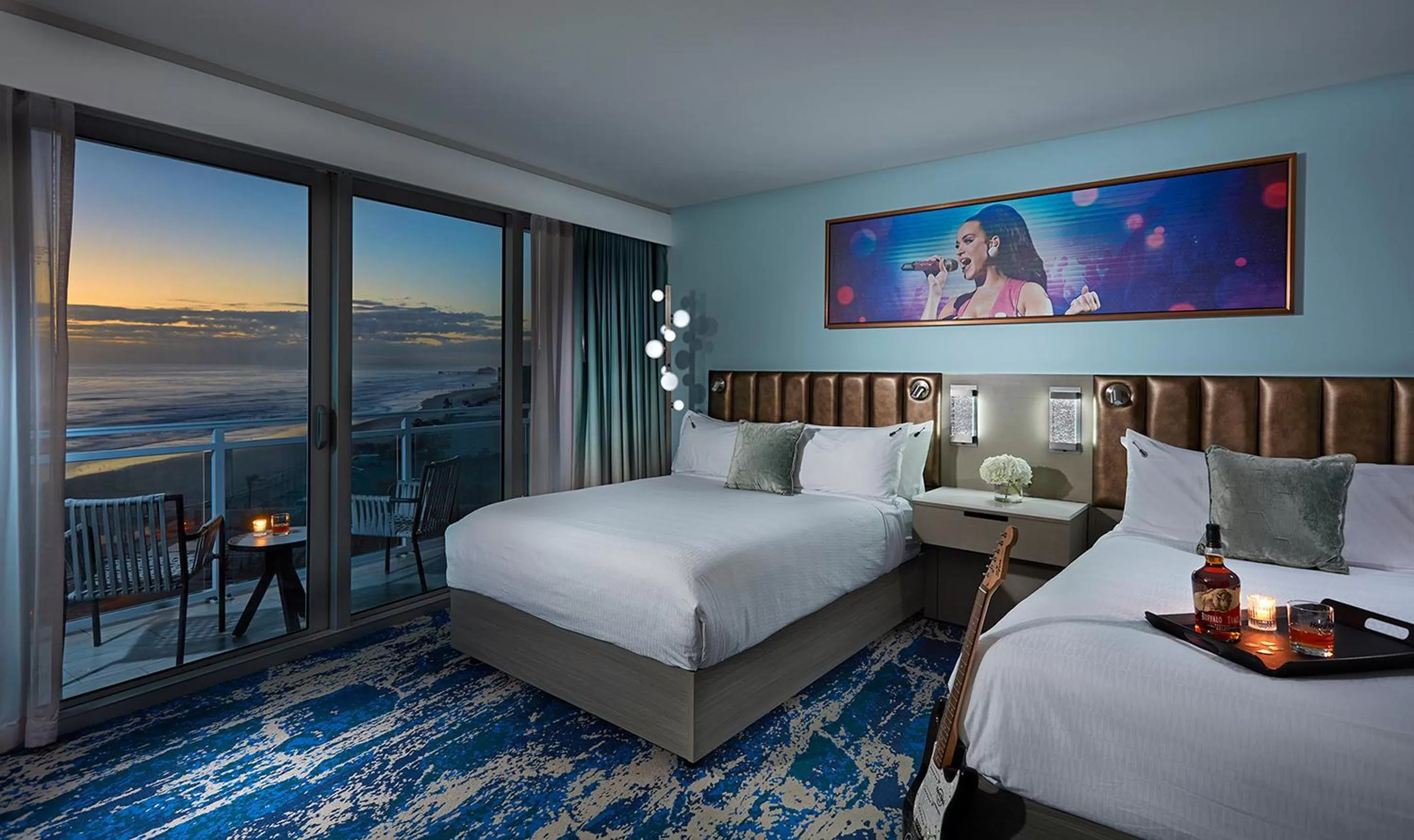 Bed in Hard Rock Hotel Daytona Beach