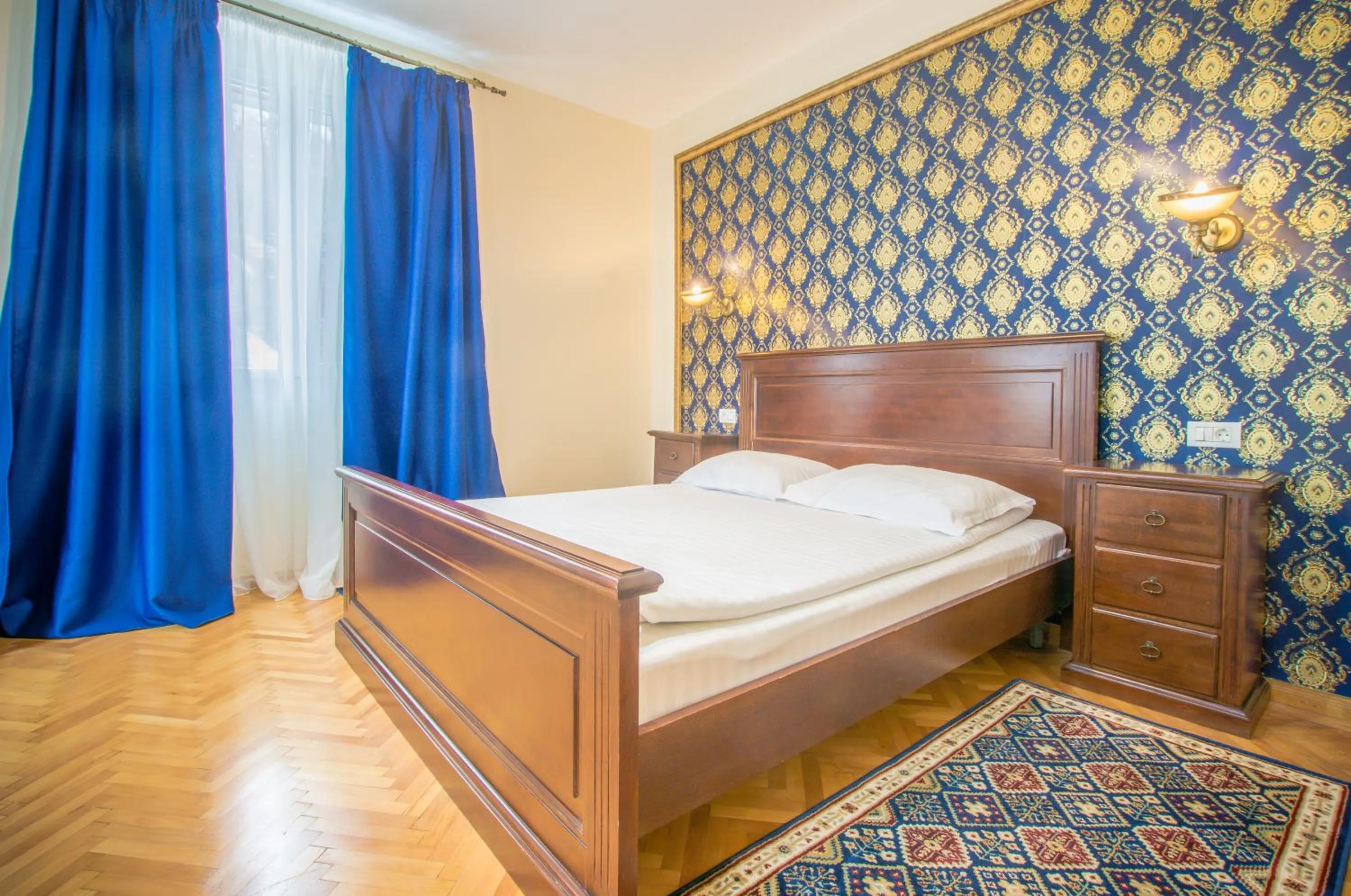 Bedroom, Bed in Safrano Palace