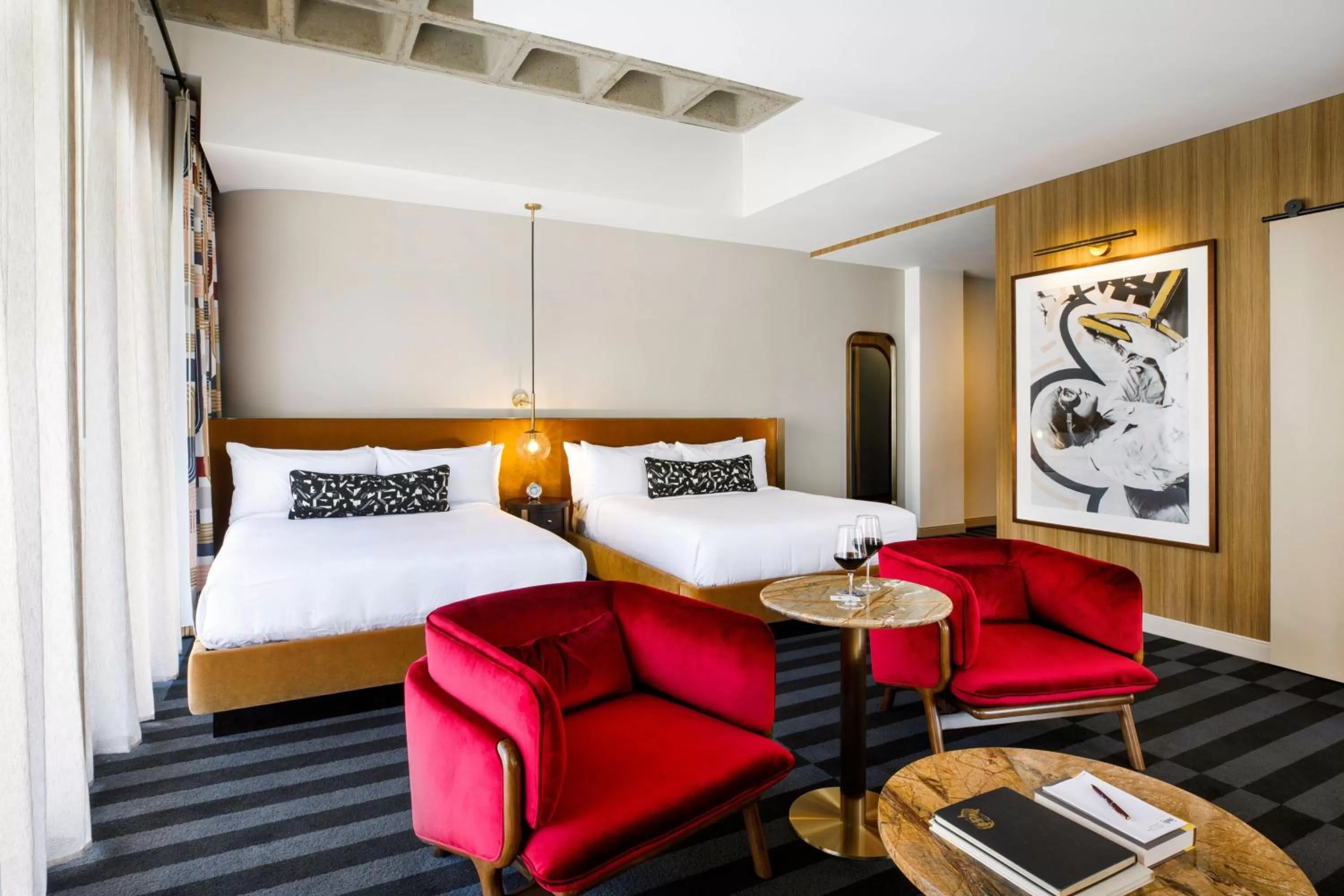 Bedroom, Bed in Hotel Indy, Indianapolis, a Tribute Portfolio Hotel