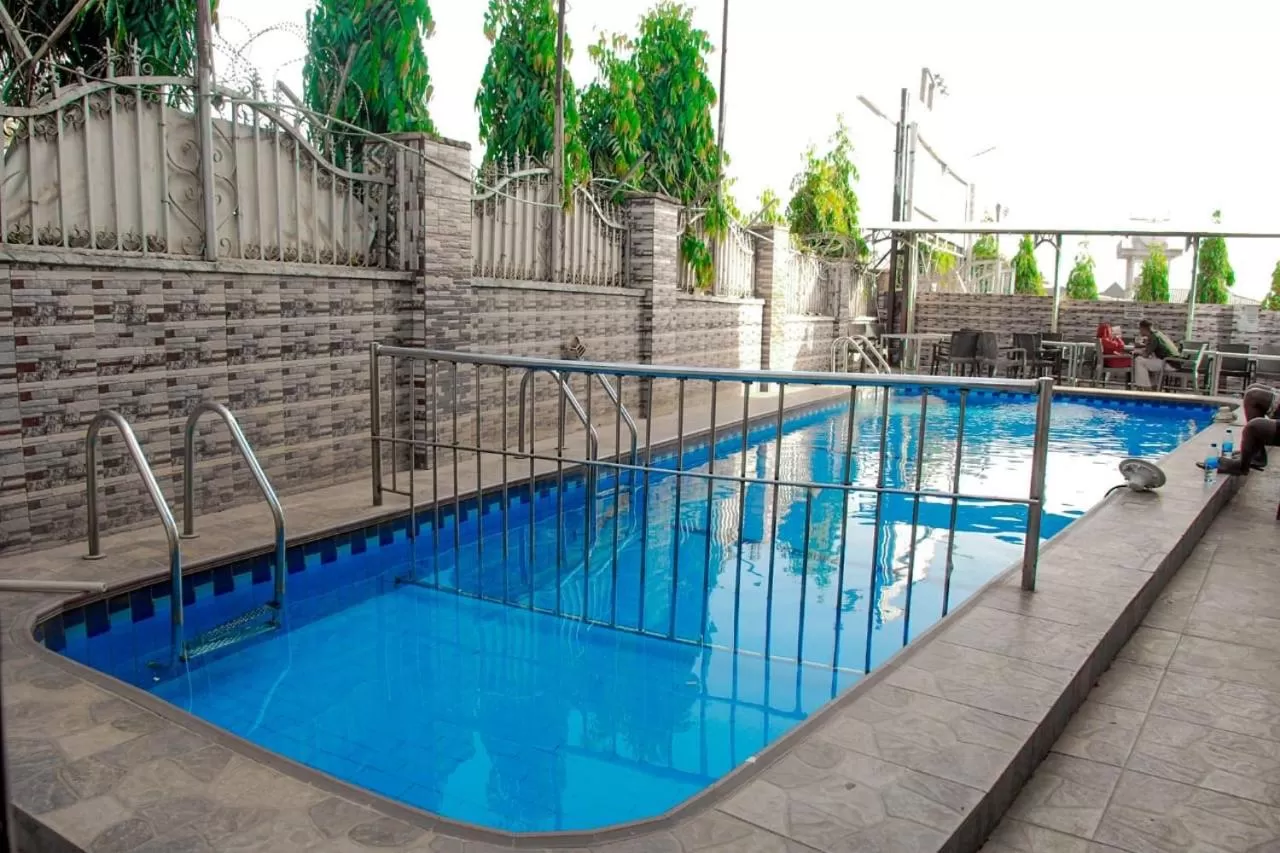 Pool view in World Class Hotel & Apartments