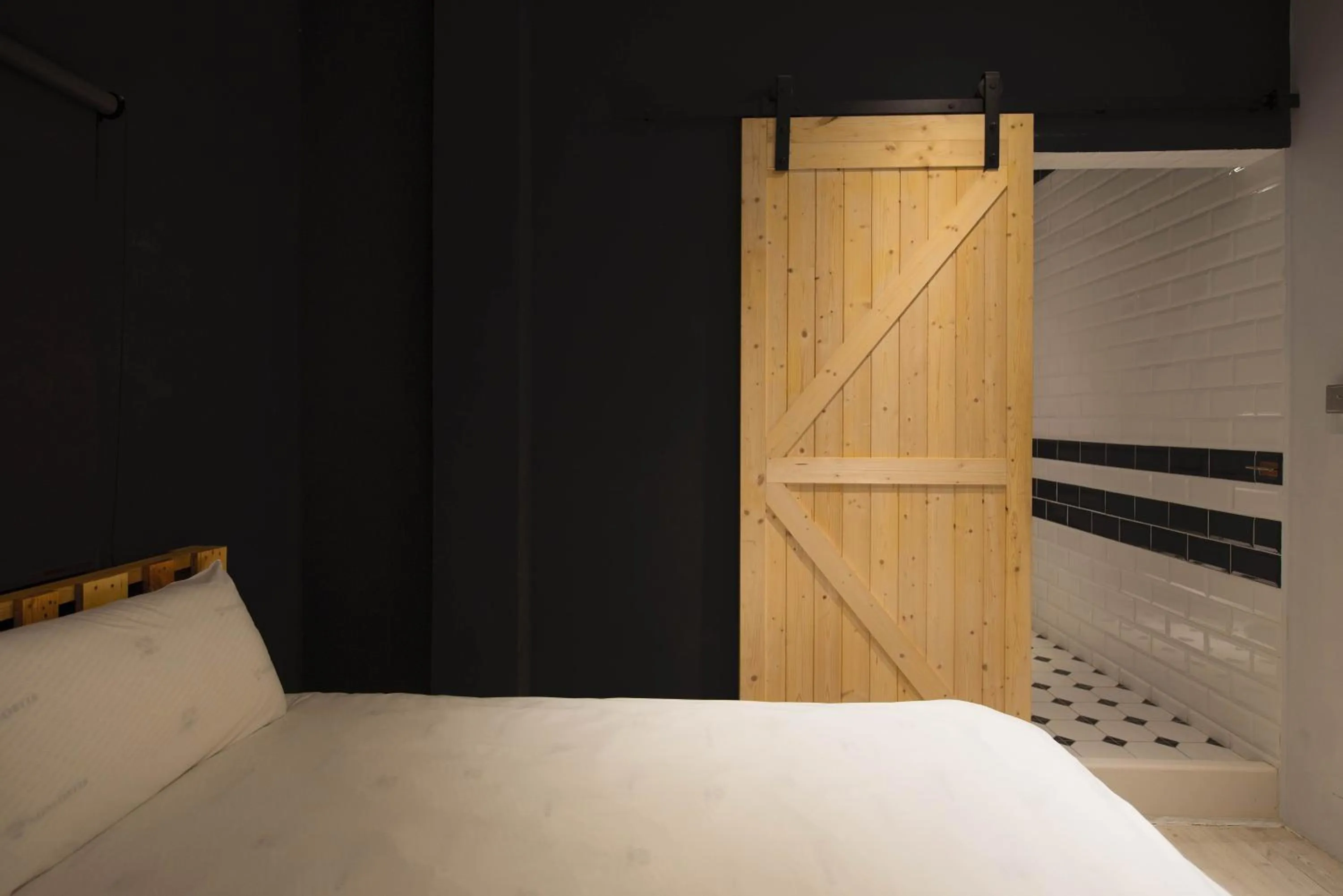 Bed in 被愛咖啡小旅館 Birdeye Garden