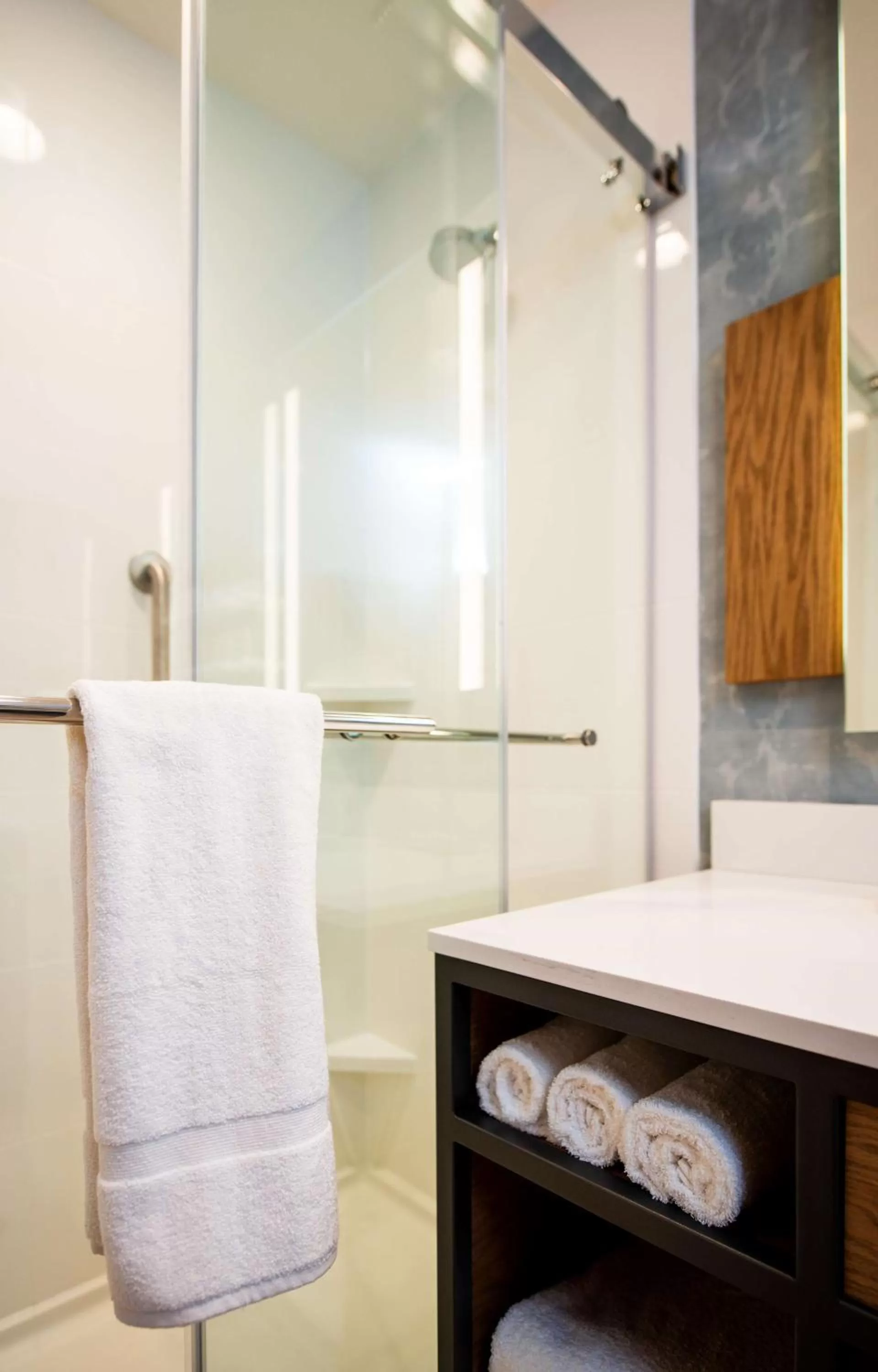 Bathroom in Hilton Garden Inn Moncton Downtown, Nb