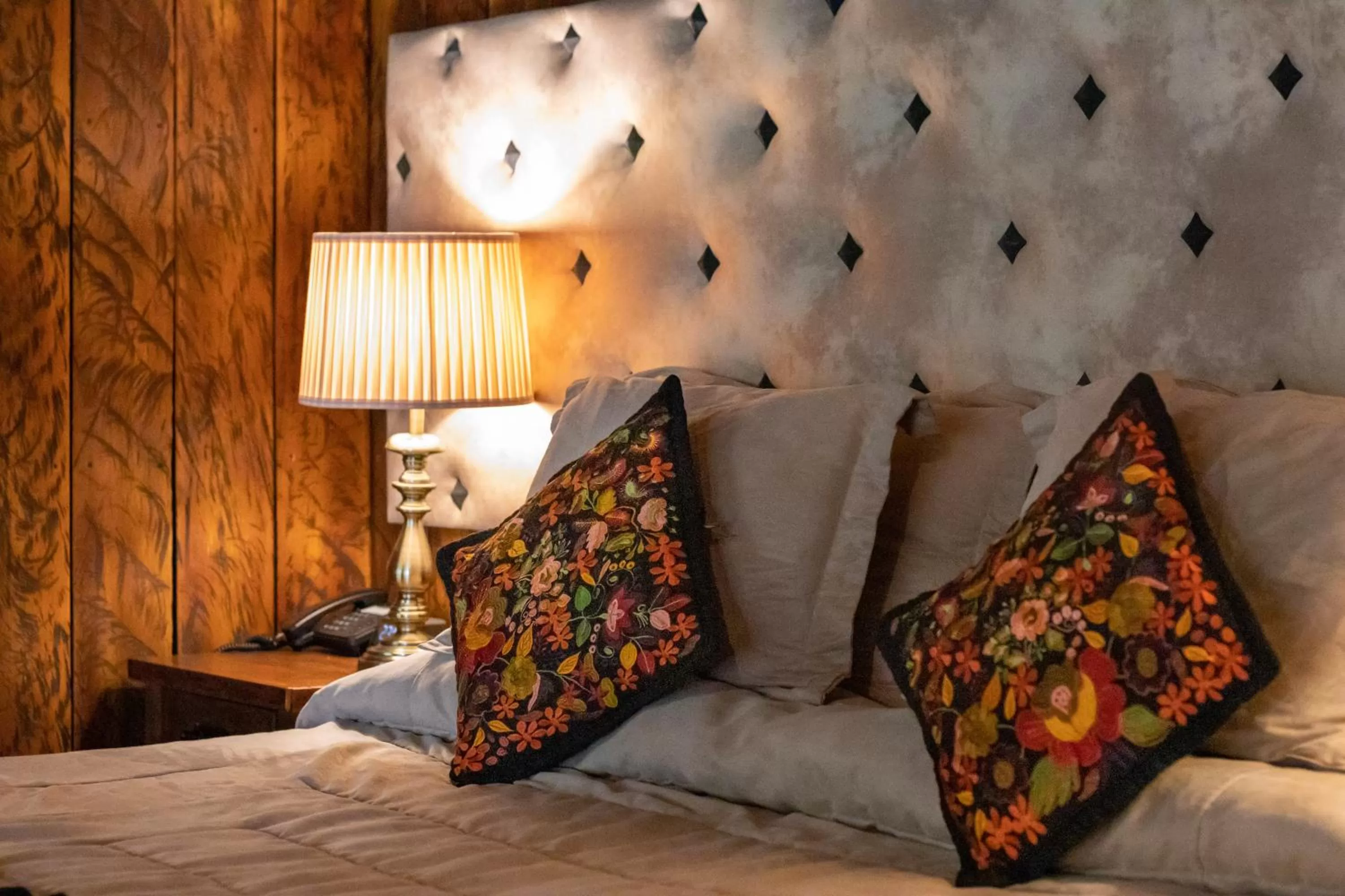 Bed in Hacienda Hostería Dos Chorreras