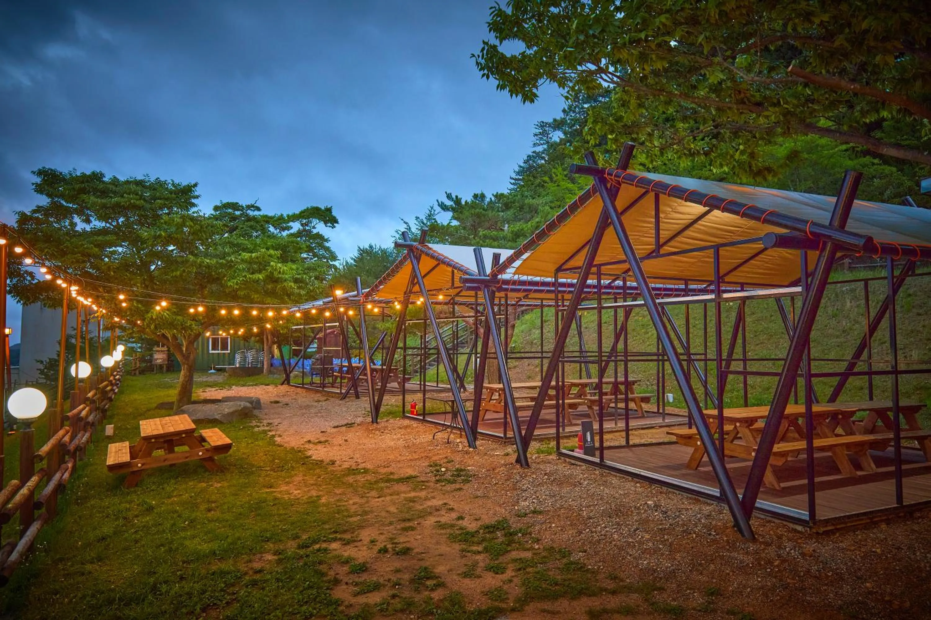 BBQ facilities in Gyeongju Mauna Ocean Resort
