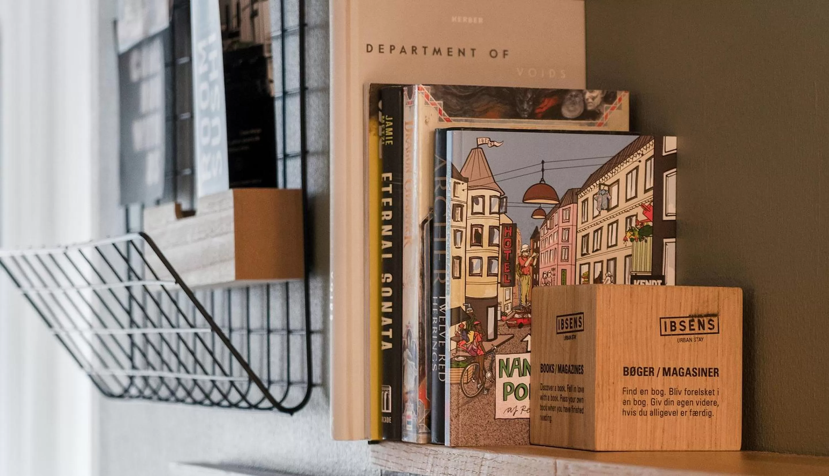 Decorative detail in Ibsens Hotel