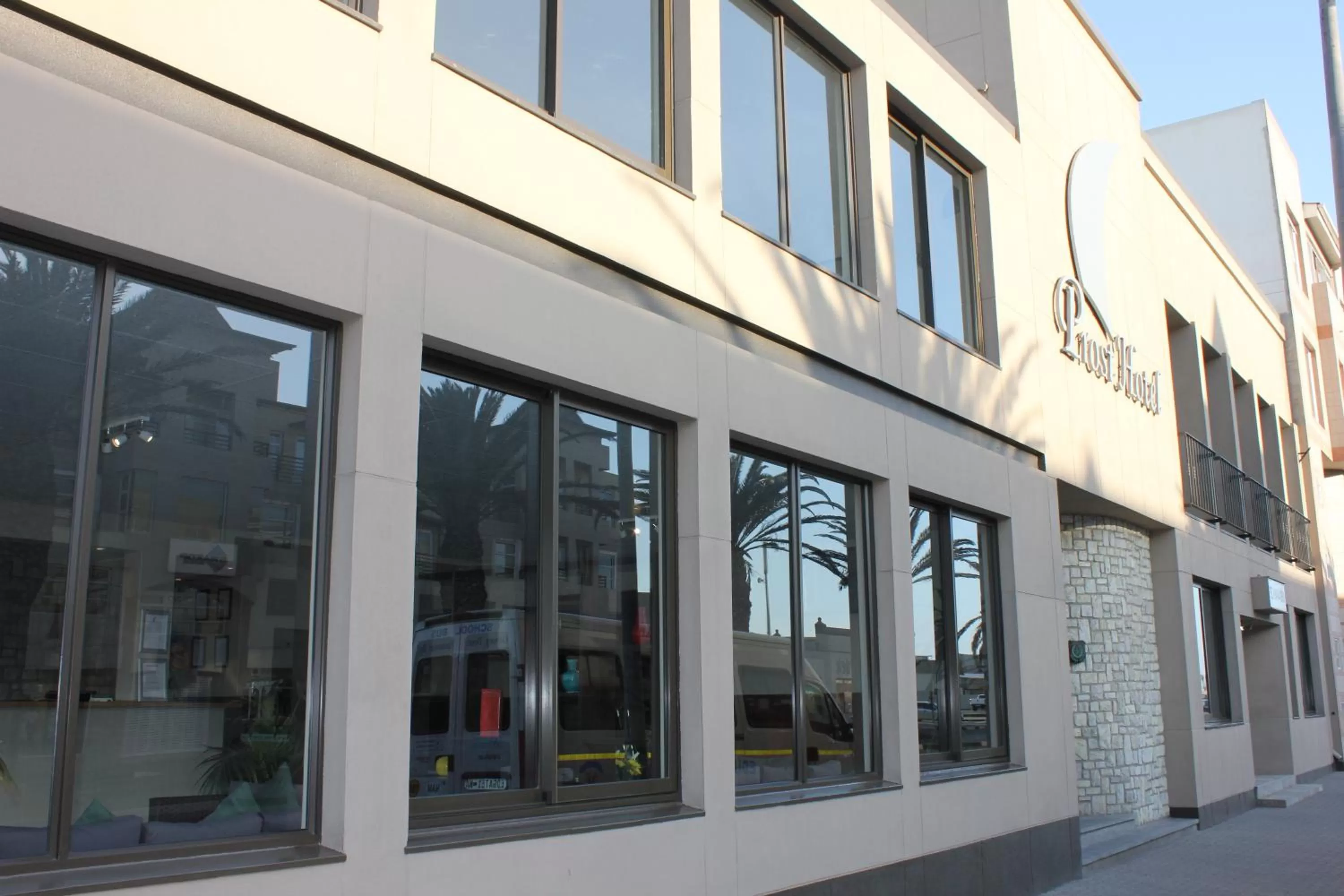 Facade/entrance, Property Building in Prost Hotel Swakopmund Namibia