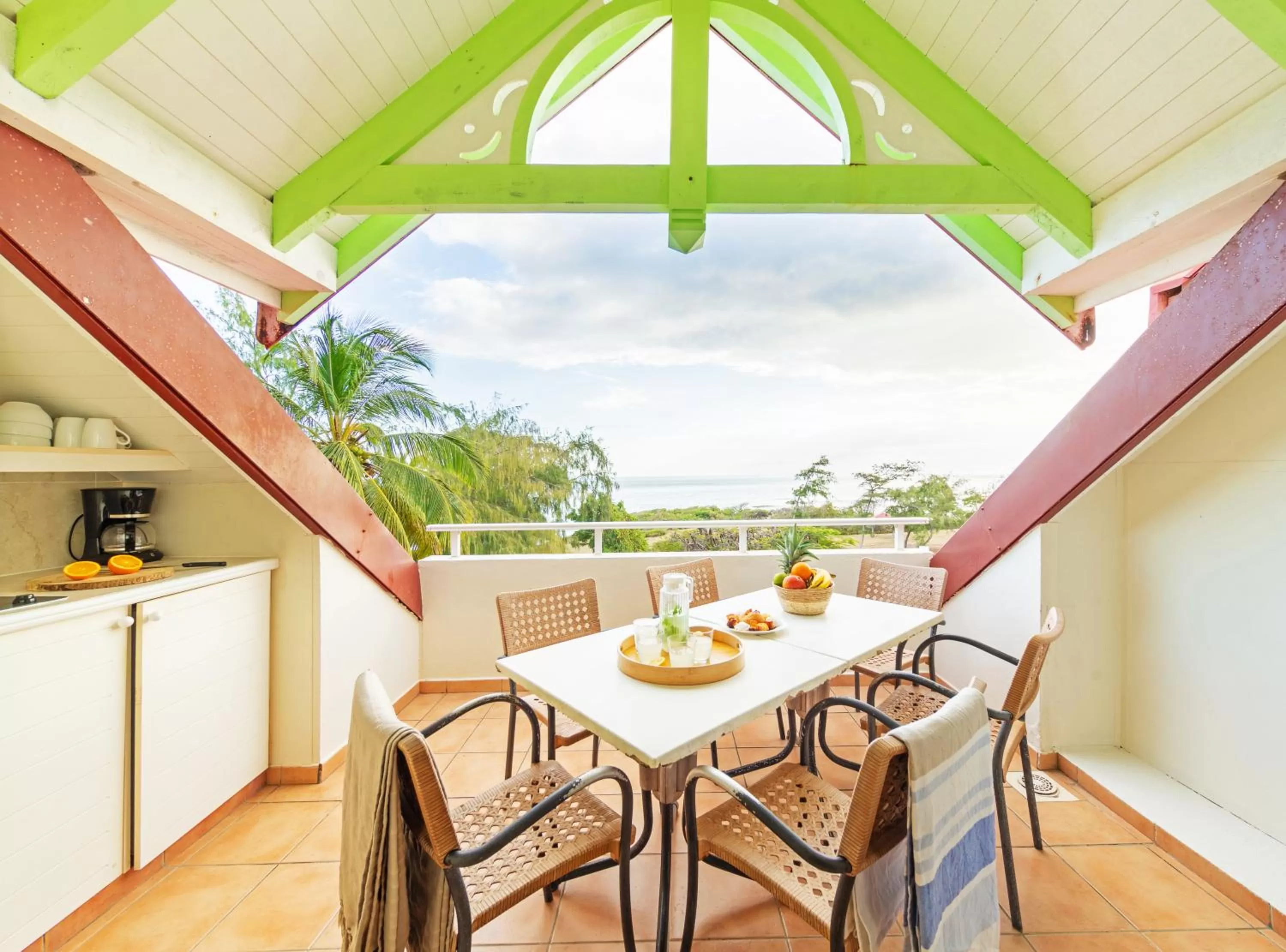 Patio in Village Pierre & Vacances Sainte Anne