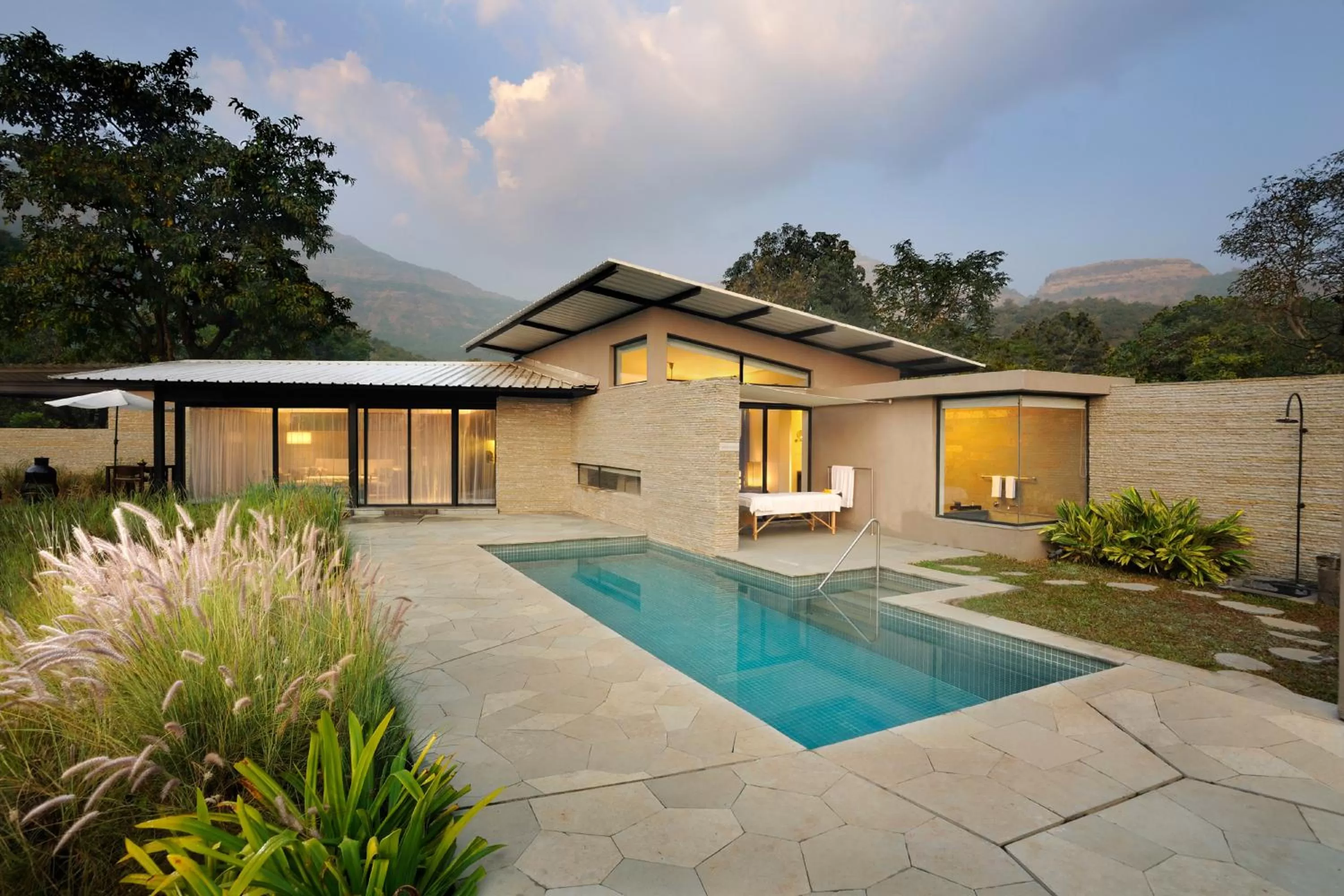 Swimming pool in Dharana at Shillim All Inclusive Luxury Wellness Retreat