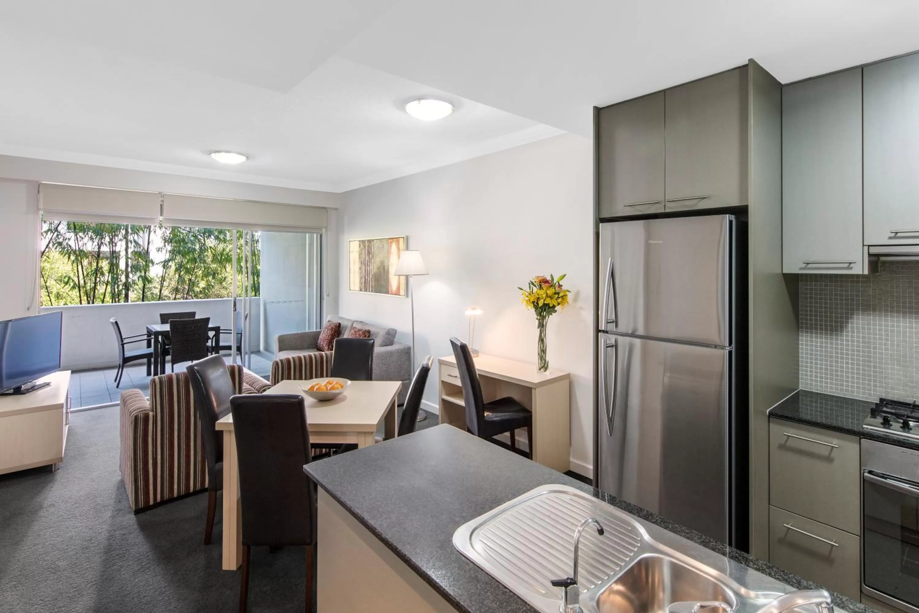 Patio in Oaks Brisbane Mews Suites