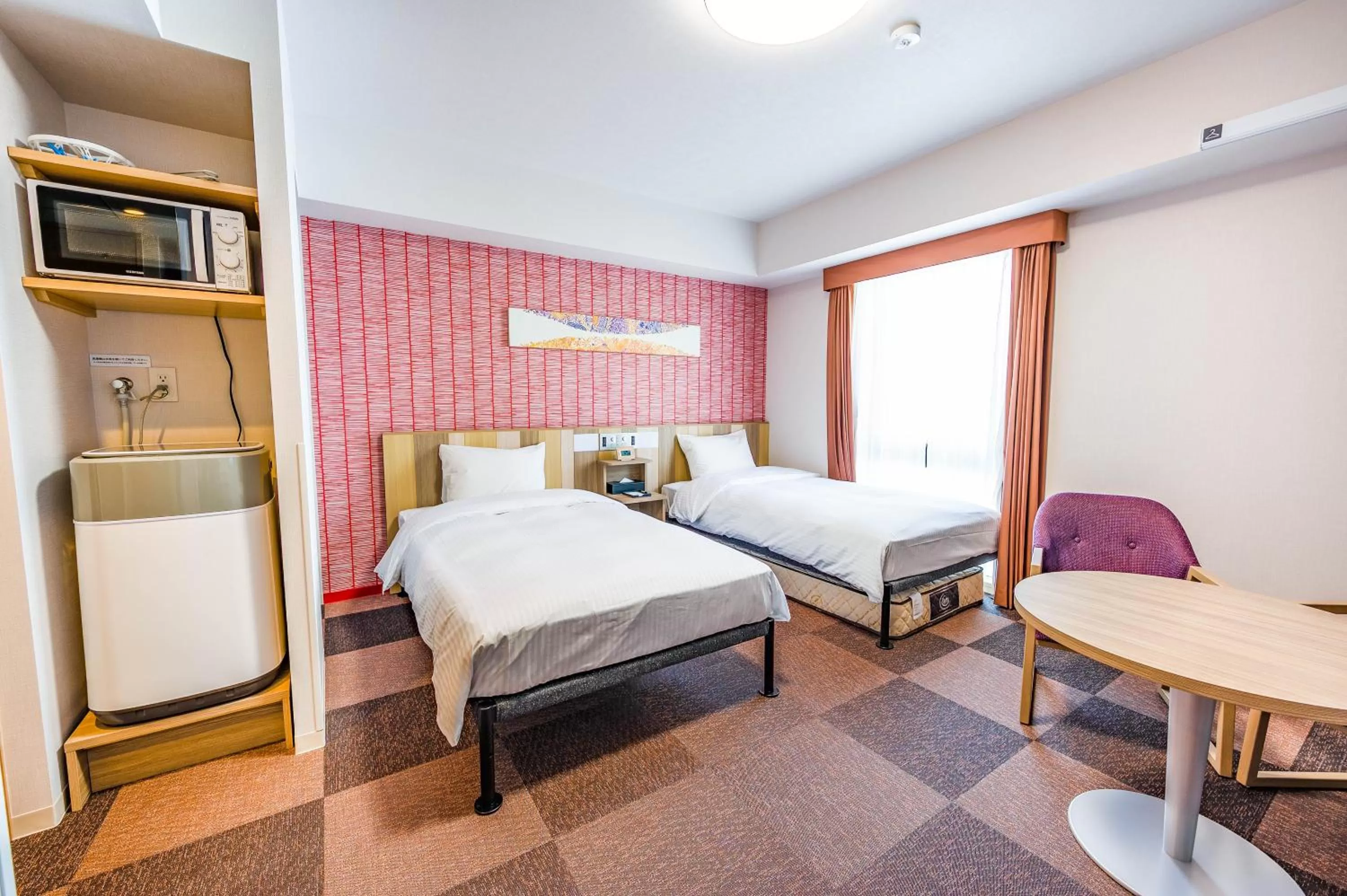 Photo of the whole room, Bed in Tabino Hotel lit Matsumoto Milky white Onsen