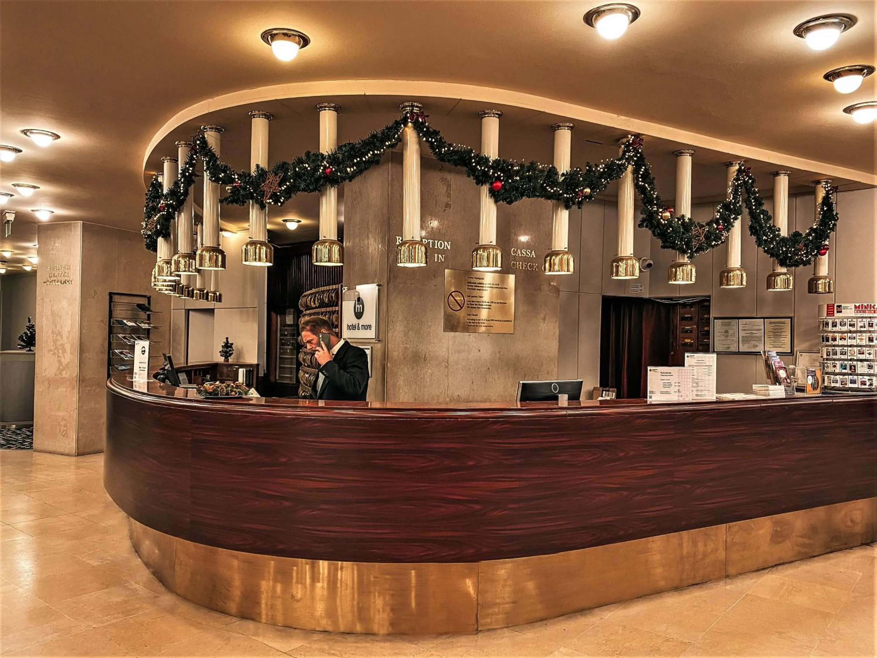 Lobby or reception in Hotel Budapest