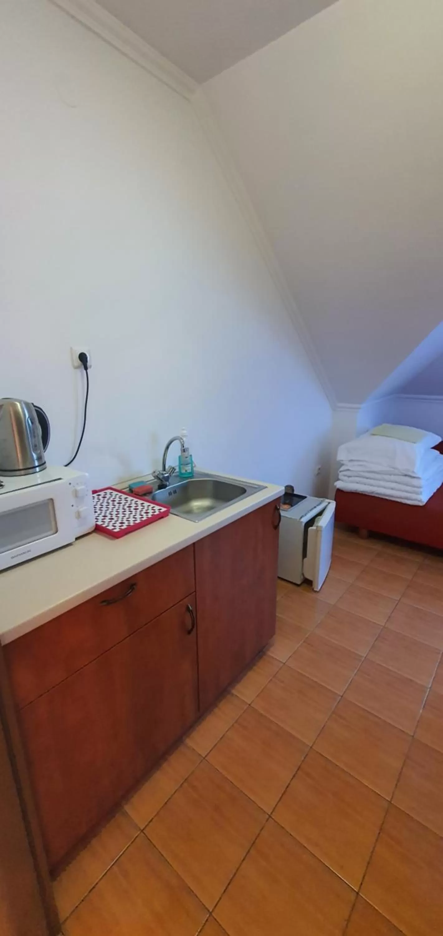 Kitchen/Kitchenette in Aqua Oazis Apartman