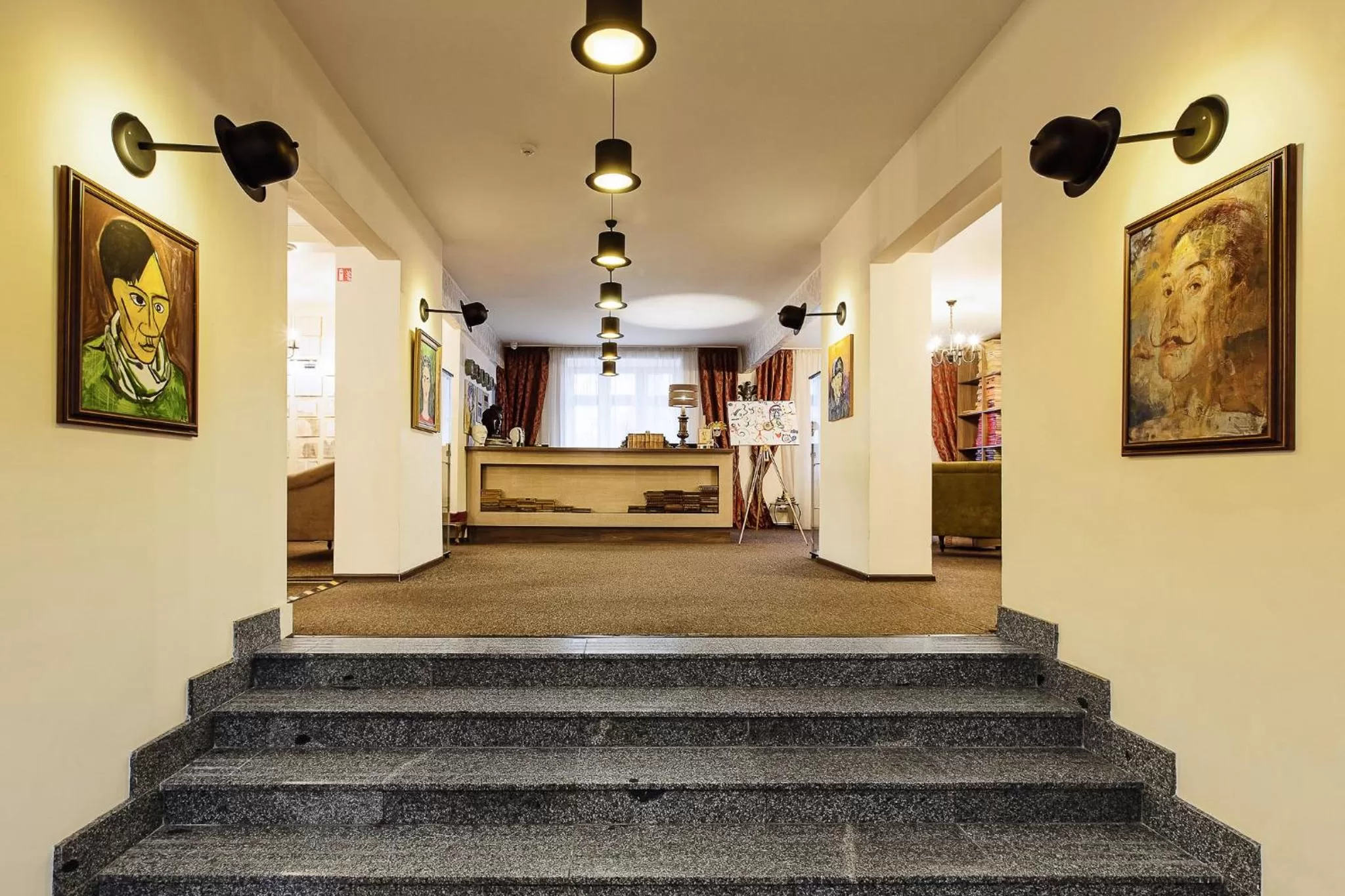 Lobby or reception in Old Town Hotel Bohema, Klaipėda