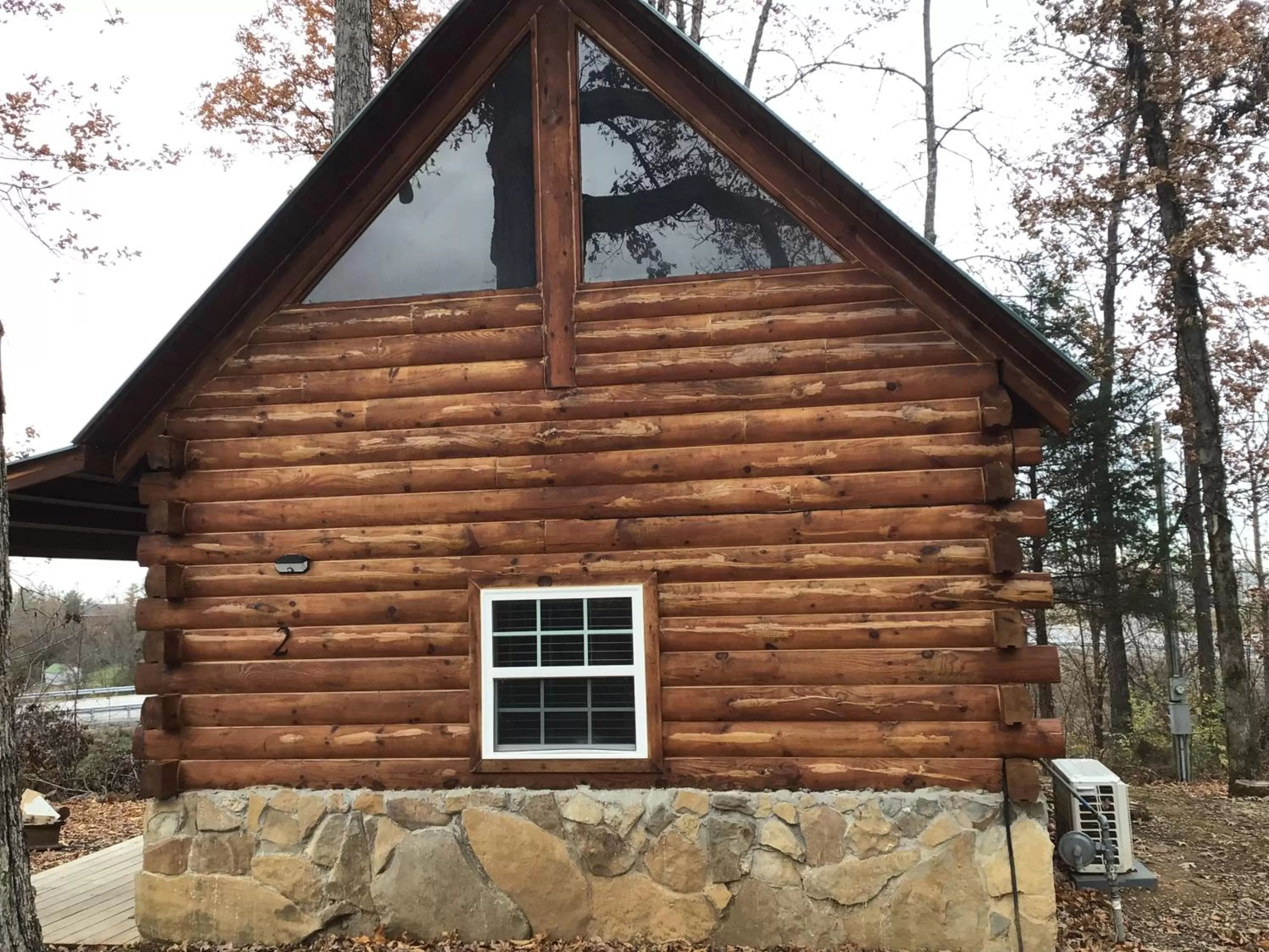 Property building in Kozy Haven Log Cabin Rentals