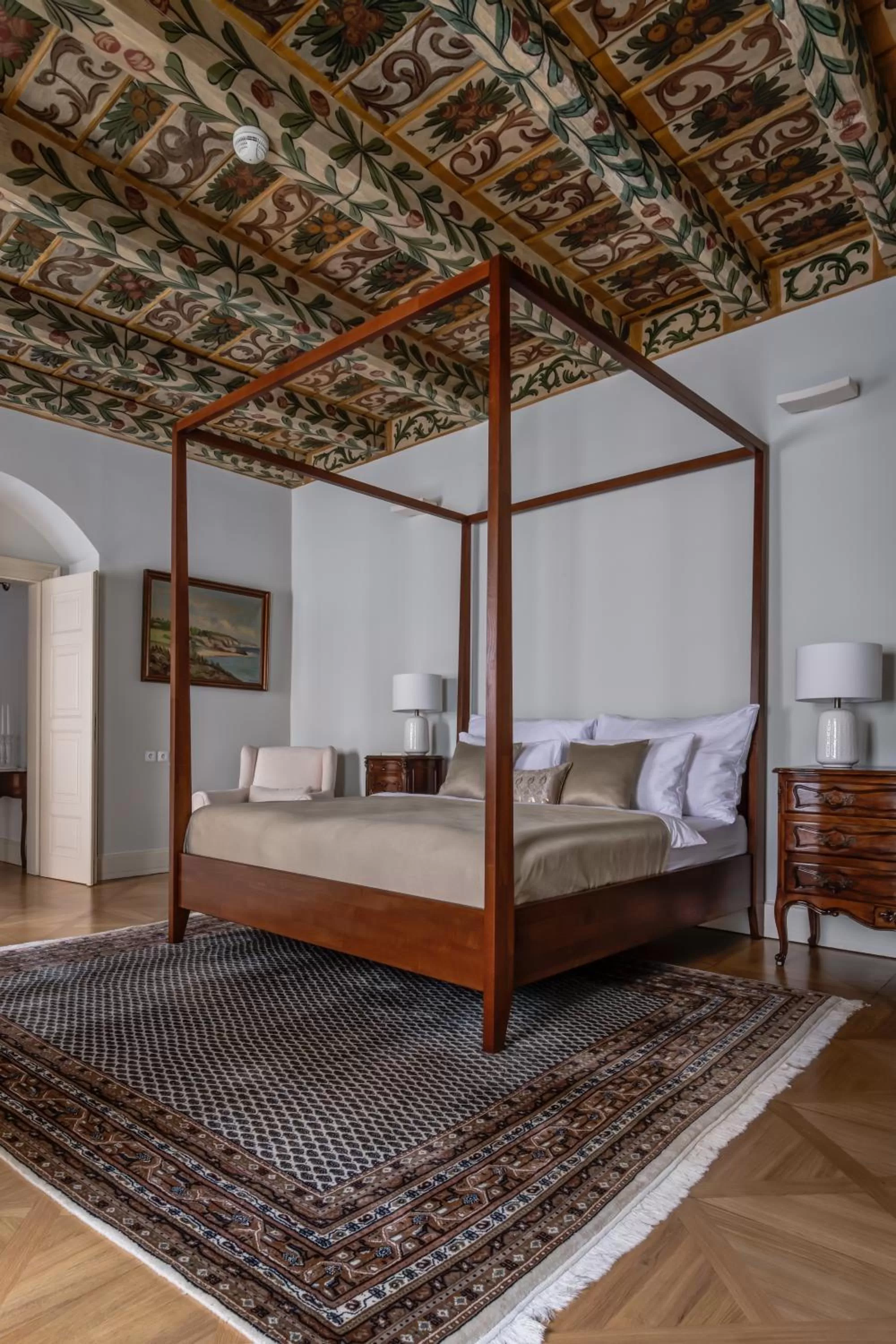 Bed in Hotel Nerudova 211