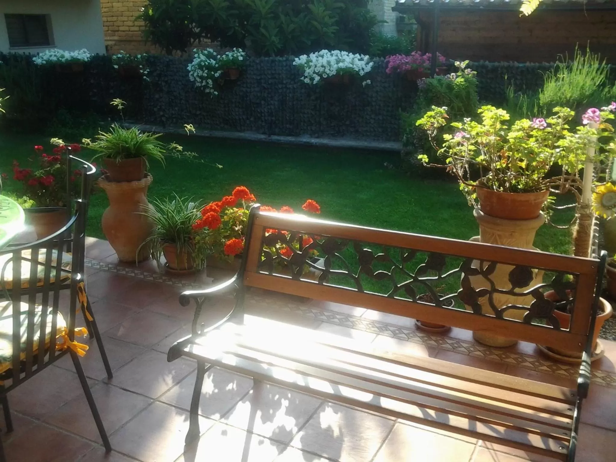 Garden view in Casa del Girasole