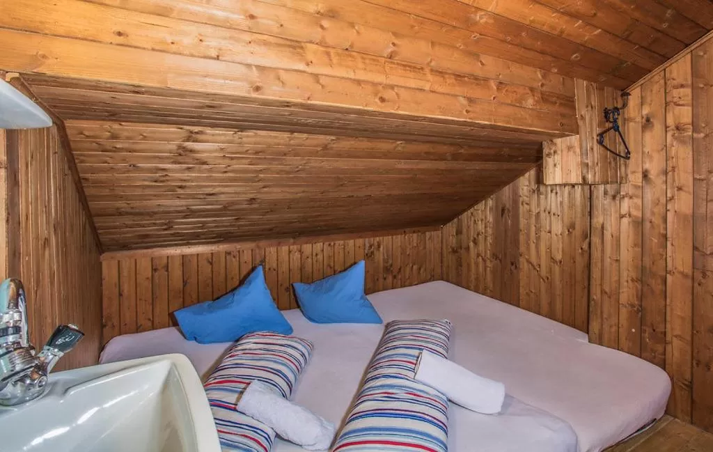 Bed in Hocheckhuette On Top of the Kitzbuehel Hahnenkamm Mountain