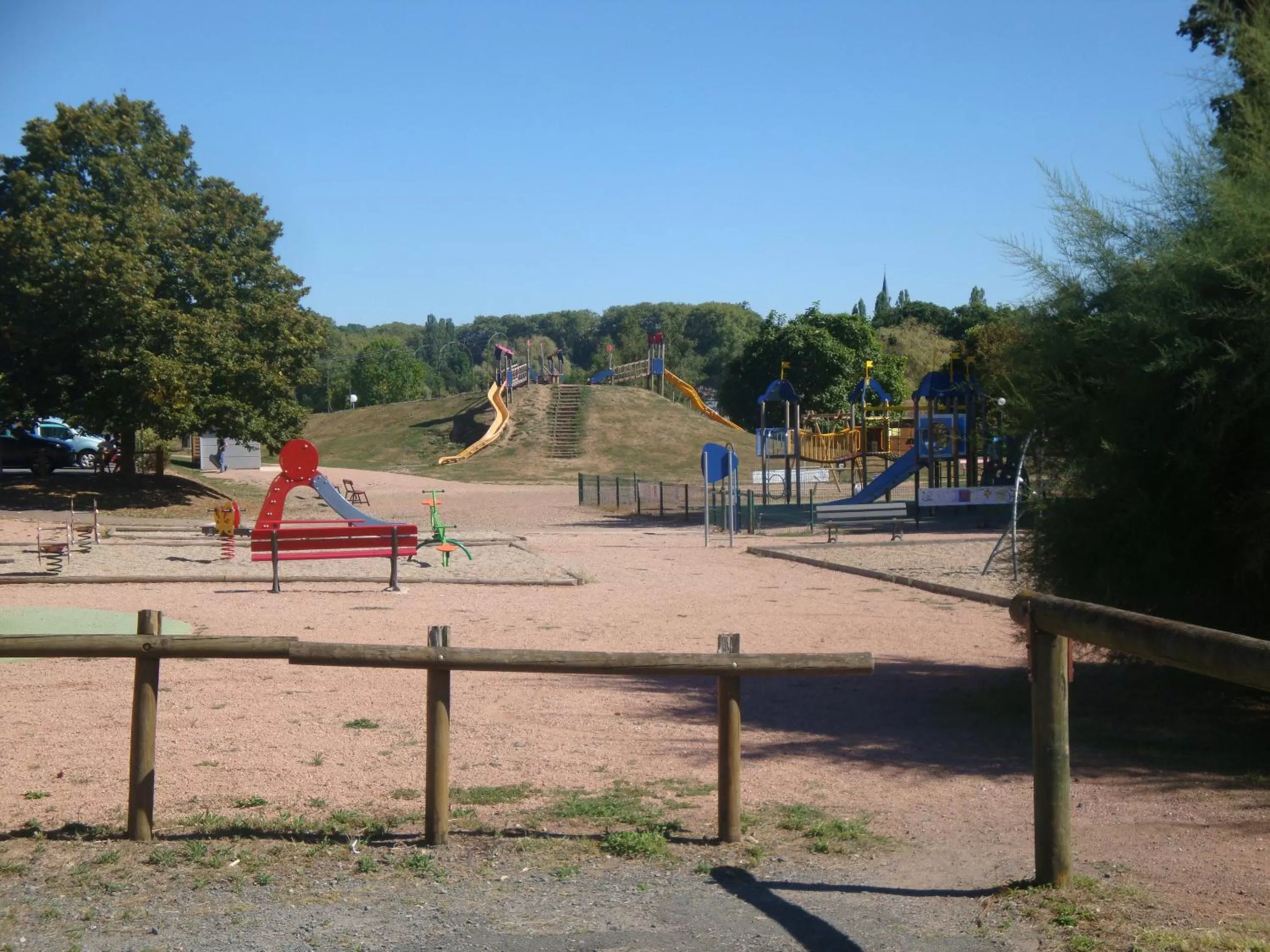 Children play ground in Studios étape du Lac