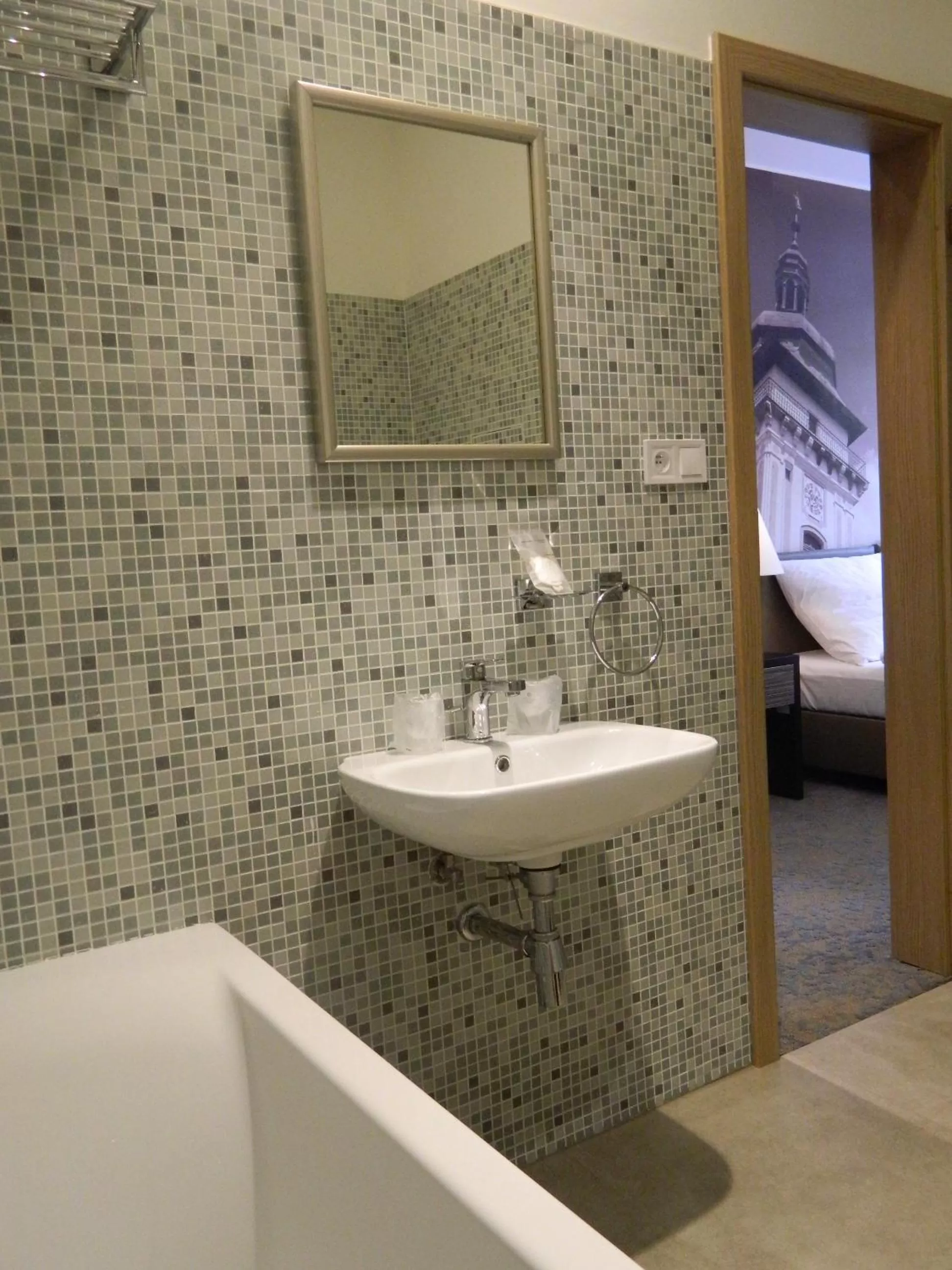 Bathroom in Hotel Bílý Páv