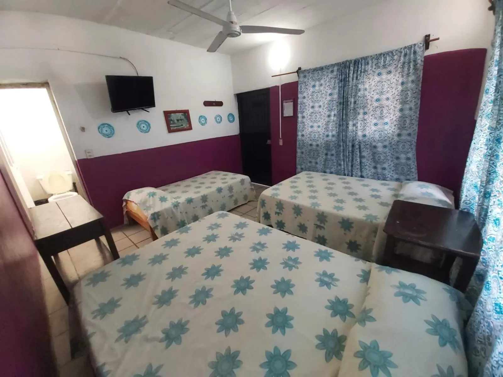 Bed in Hotel Ayalamar Manzanillo