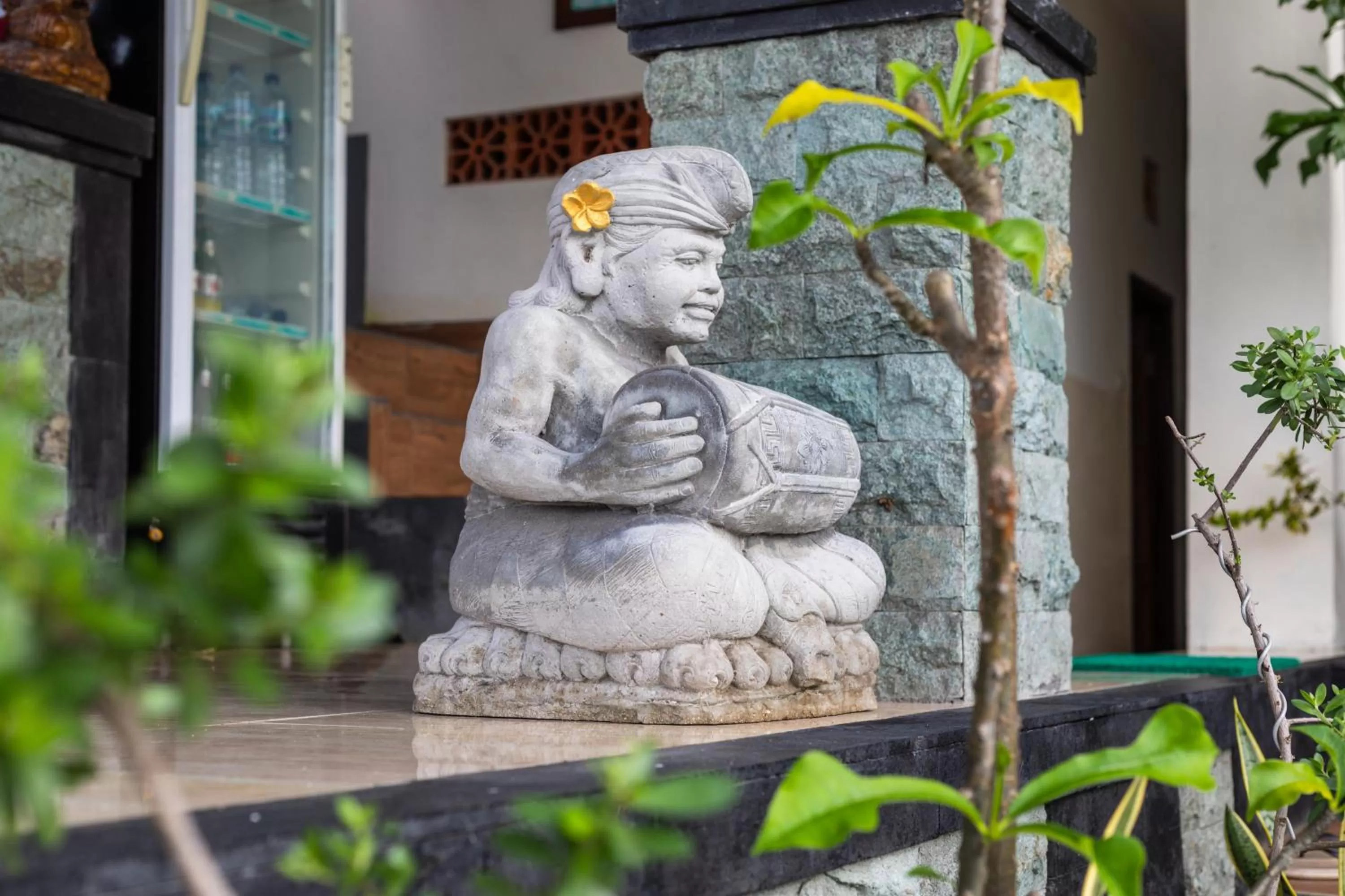 Decorative detail in D' Artha Cottage