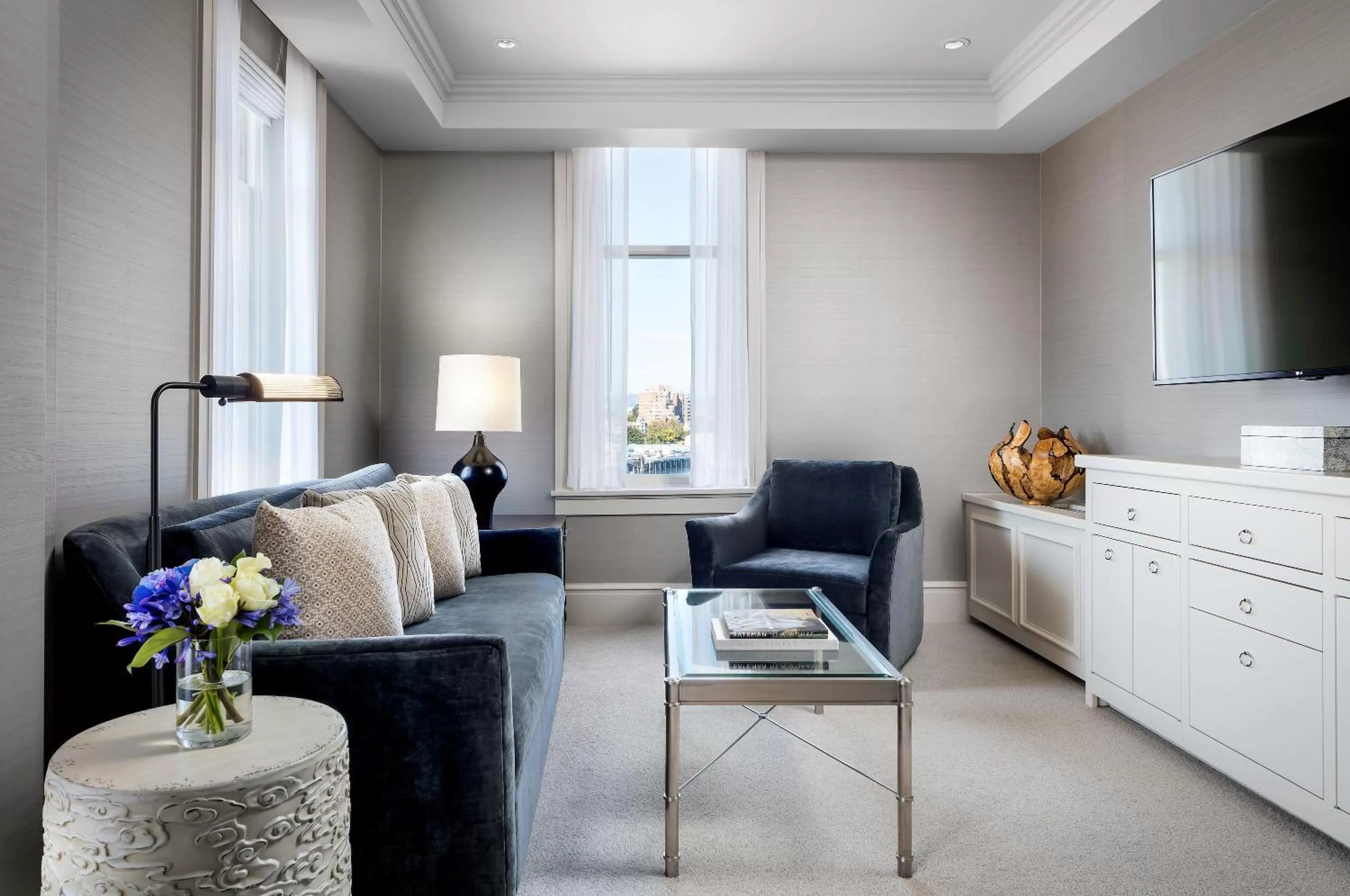 Seating area in Fairmont Empress Hotel