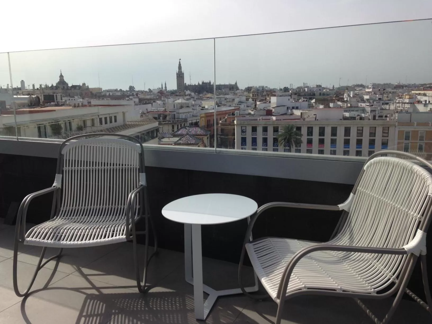 Balcony/Terrace in Hotel América Sevilla