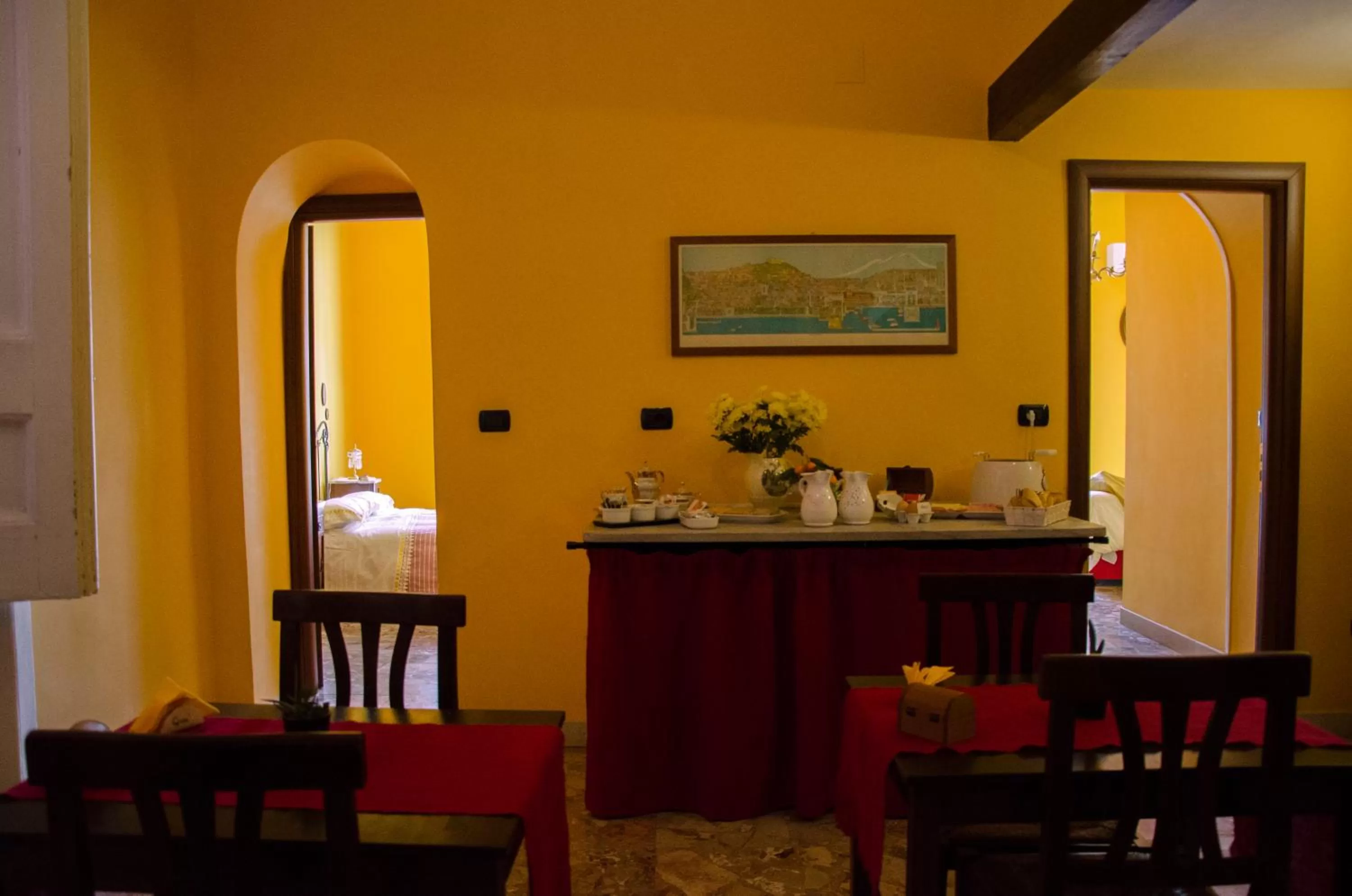 Food and drinks in A Casa di Mamma