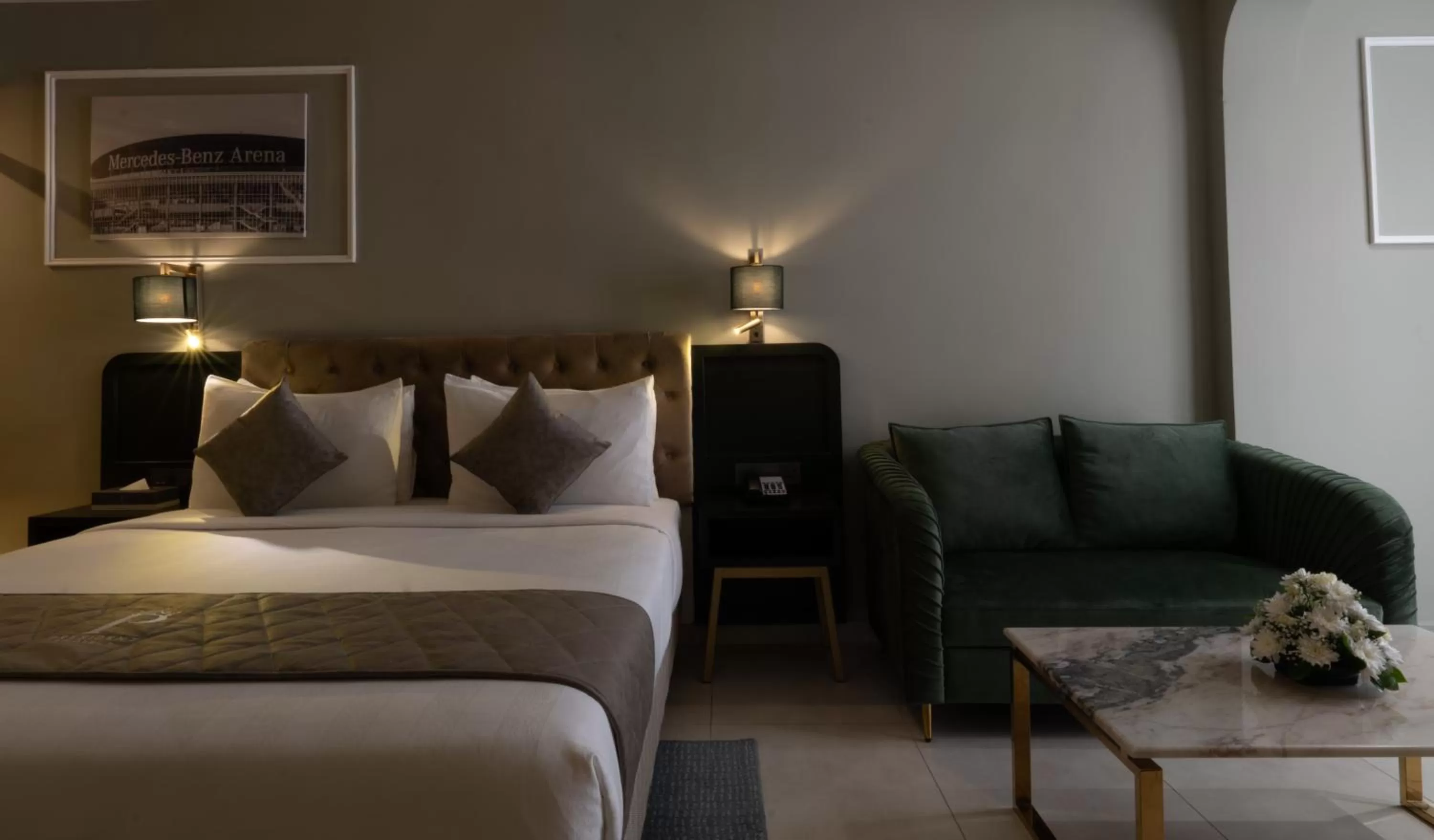 Bed in President Hotel