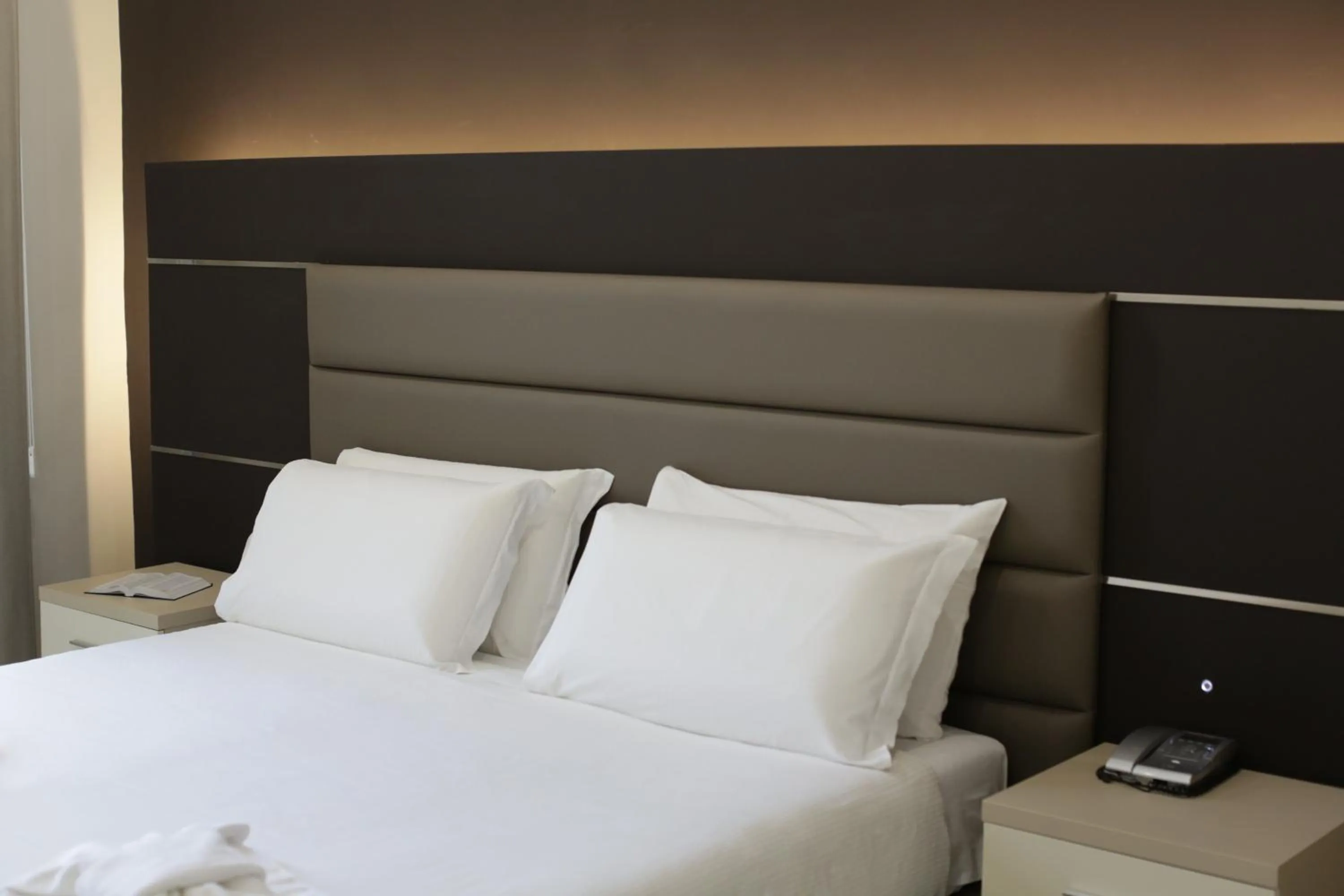 Bed in Hotel Vergilius Billia