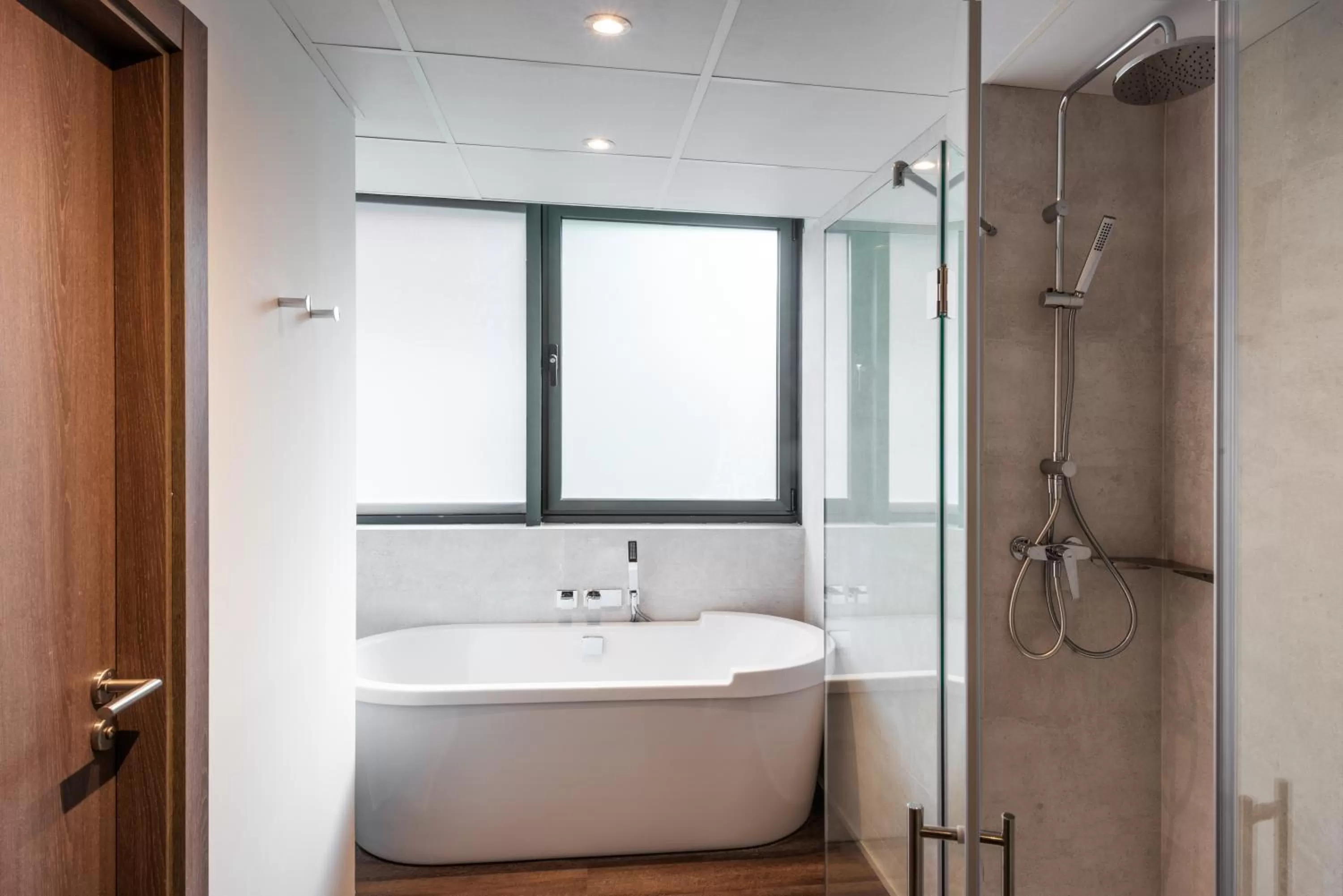 Bathroom in Melia Madrid Serrano