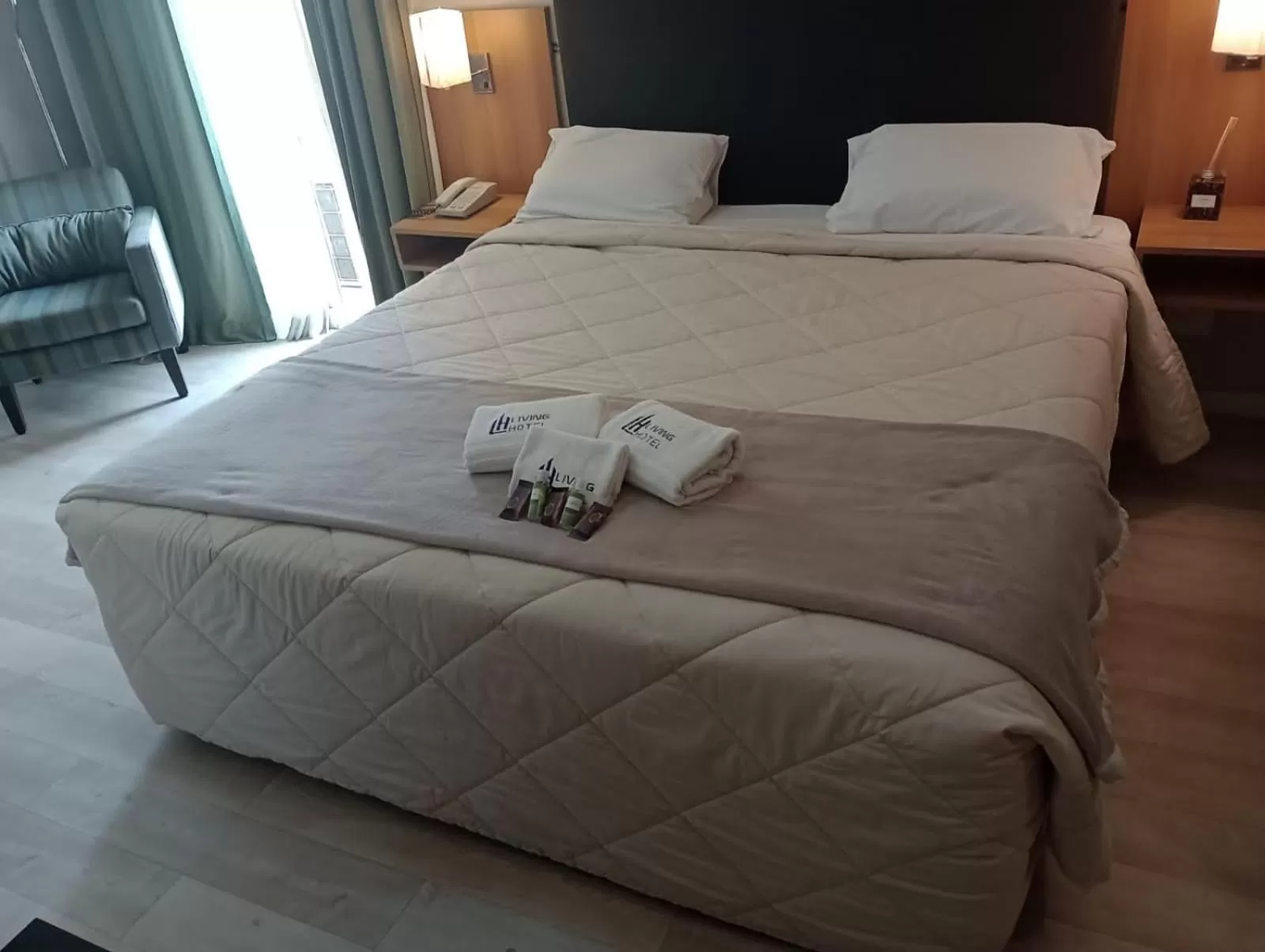 Bed in Studio Comfort Ibirapuera