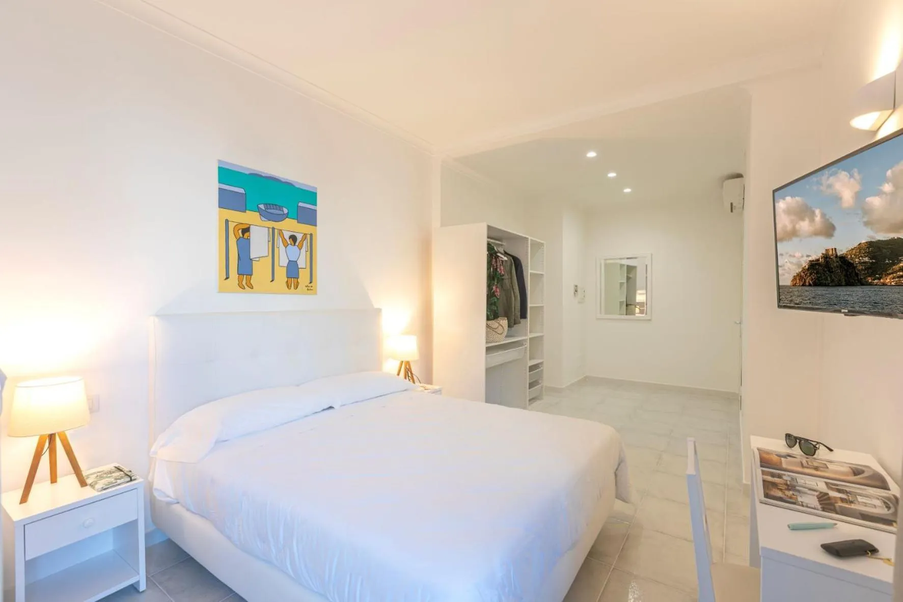 Bedroom, Bed in Le Canne Family Resort & Spa