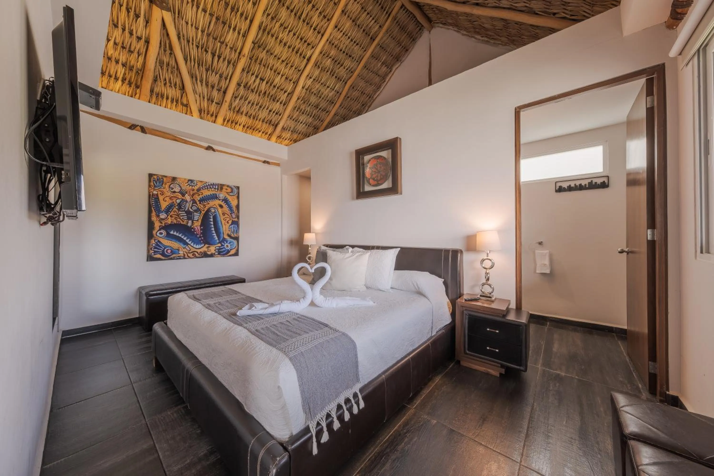 Bed in Nimue Marina Residence