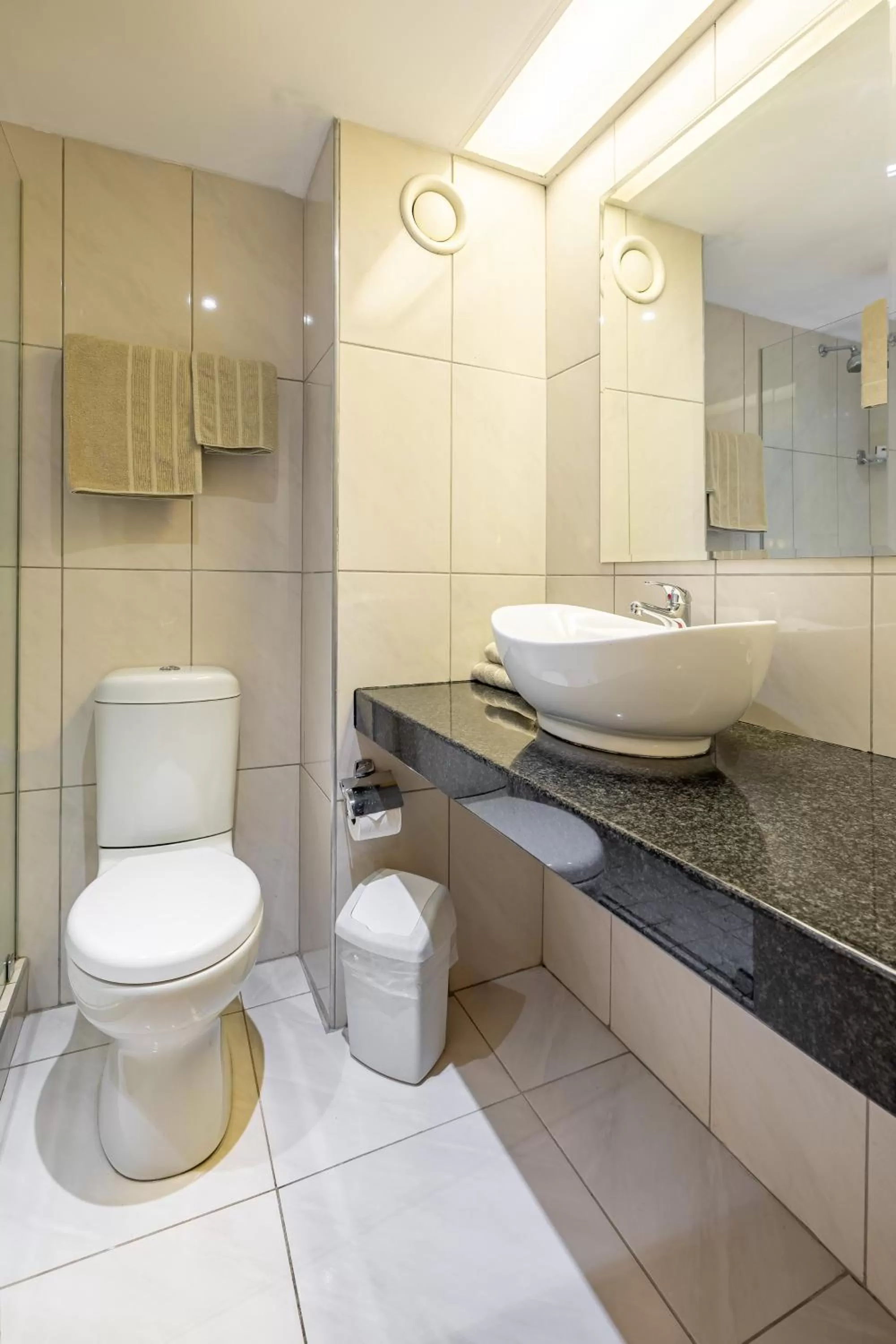 Bathroom in African Sky Hotels - Pine Lake Inn