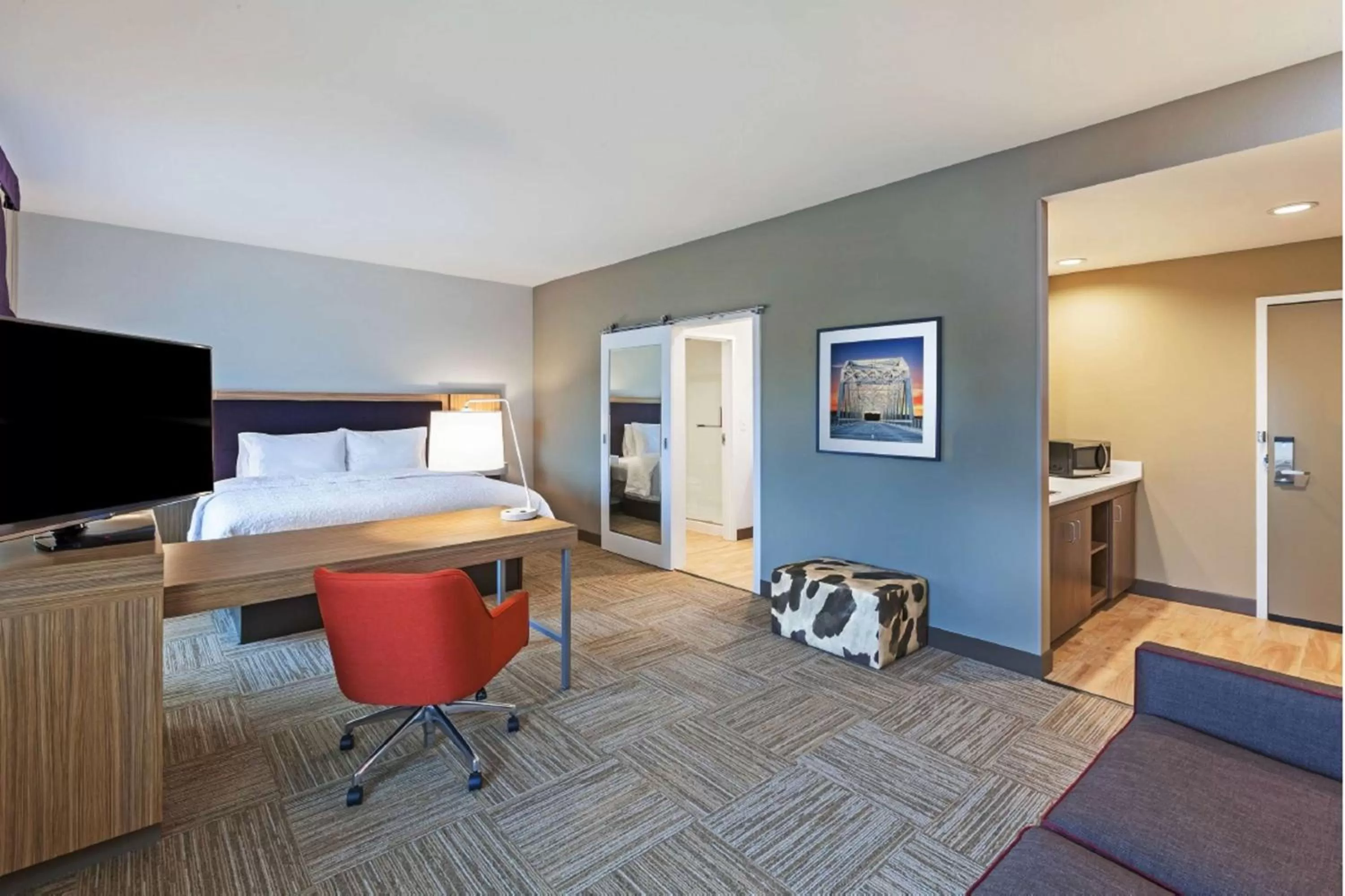 Bedroom, Bed in Hampton Inn By Hilton Bulverde Texas Hill Country