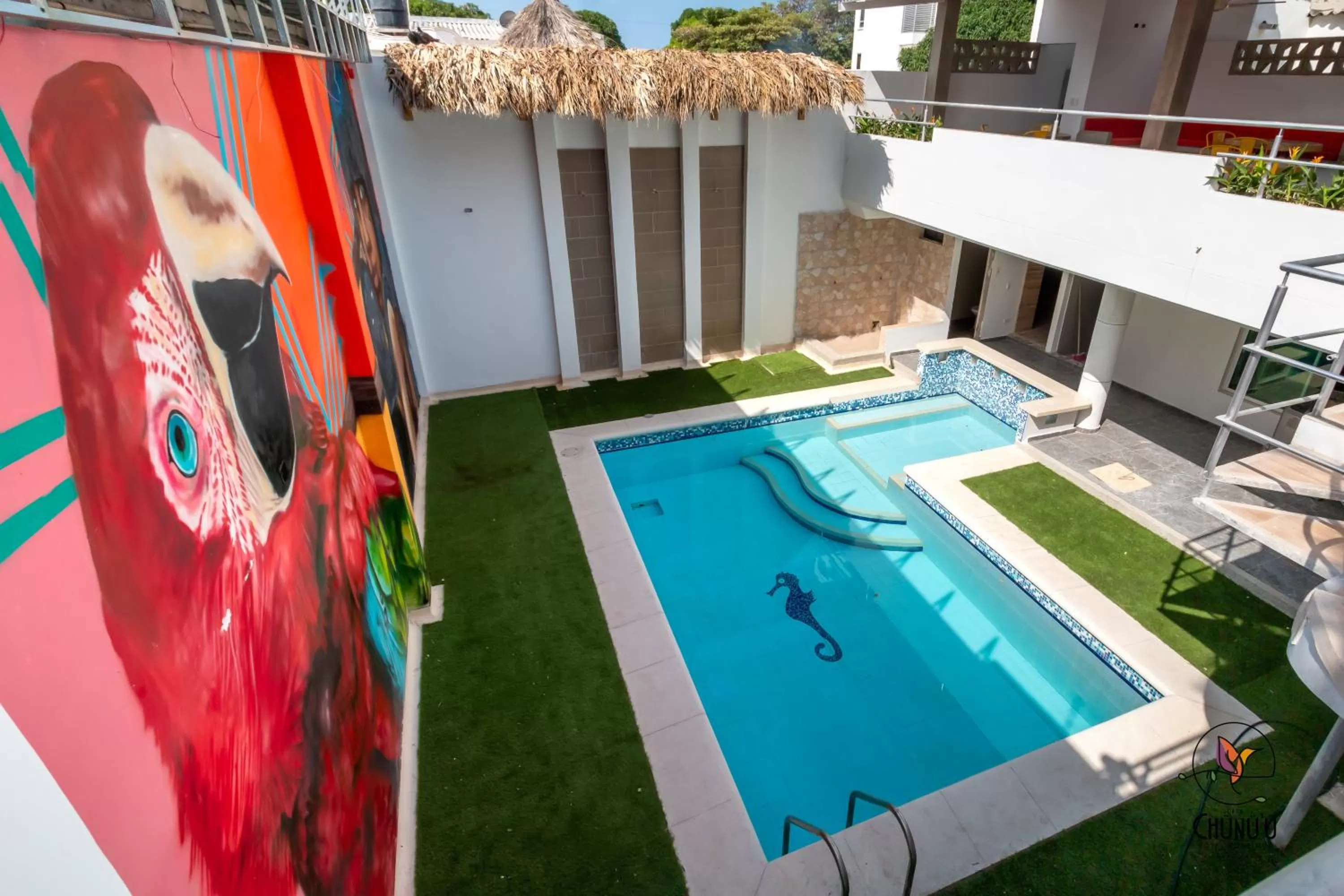 Swimming pool in Hotel Boutique Casa chunuu Santa Marta