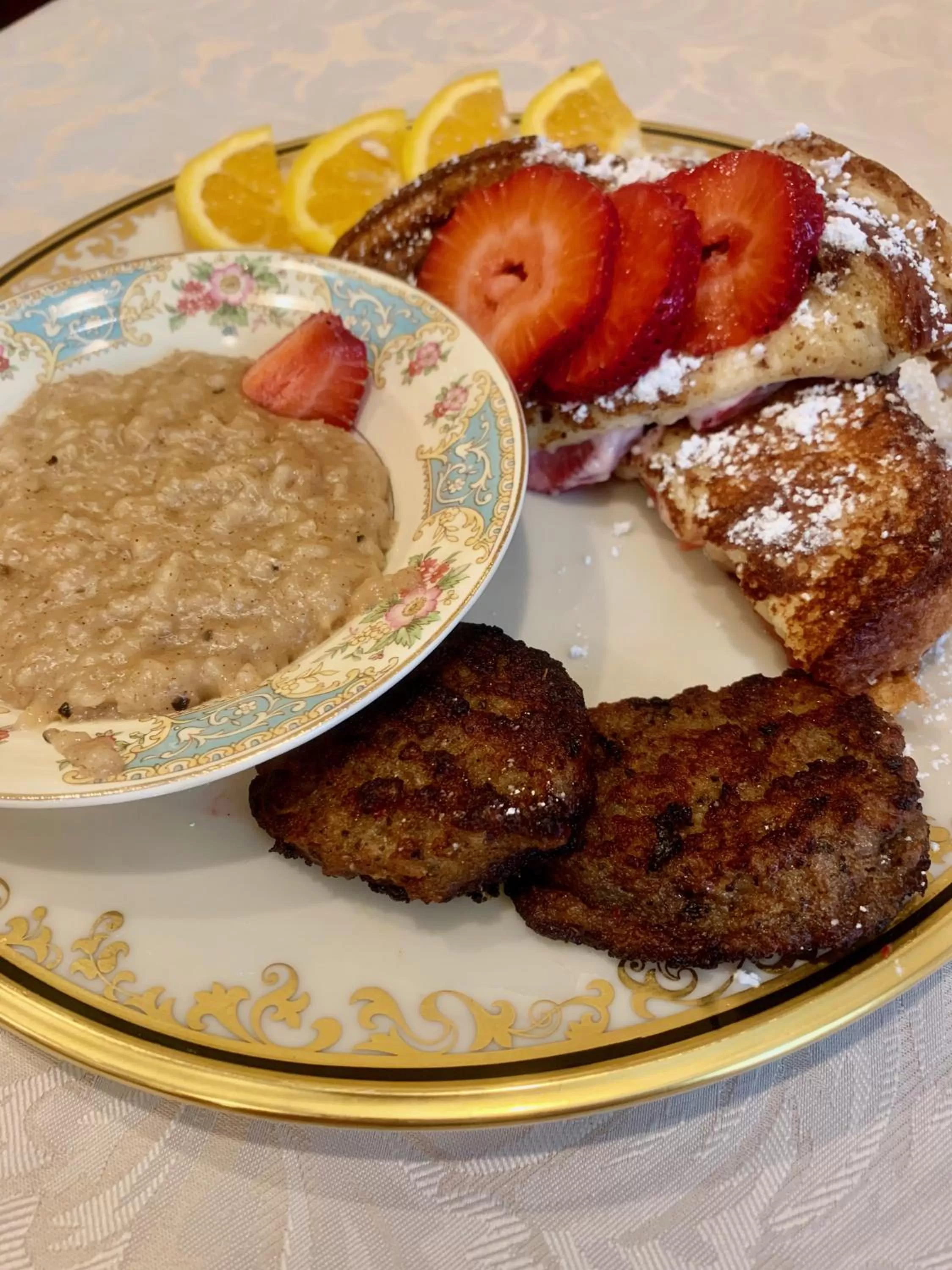 Food close-up in The Beaumont House Natchez