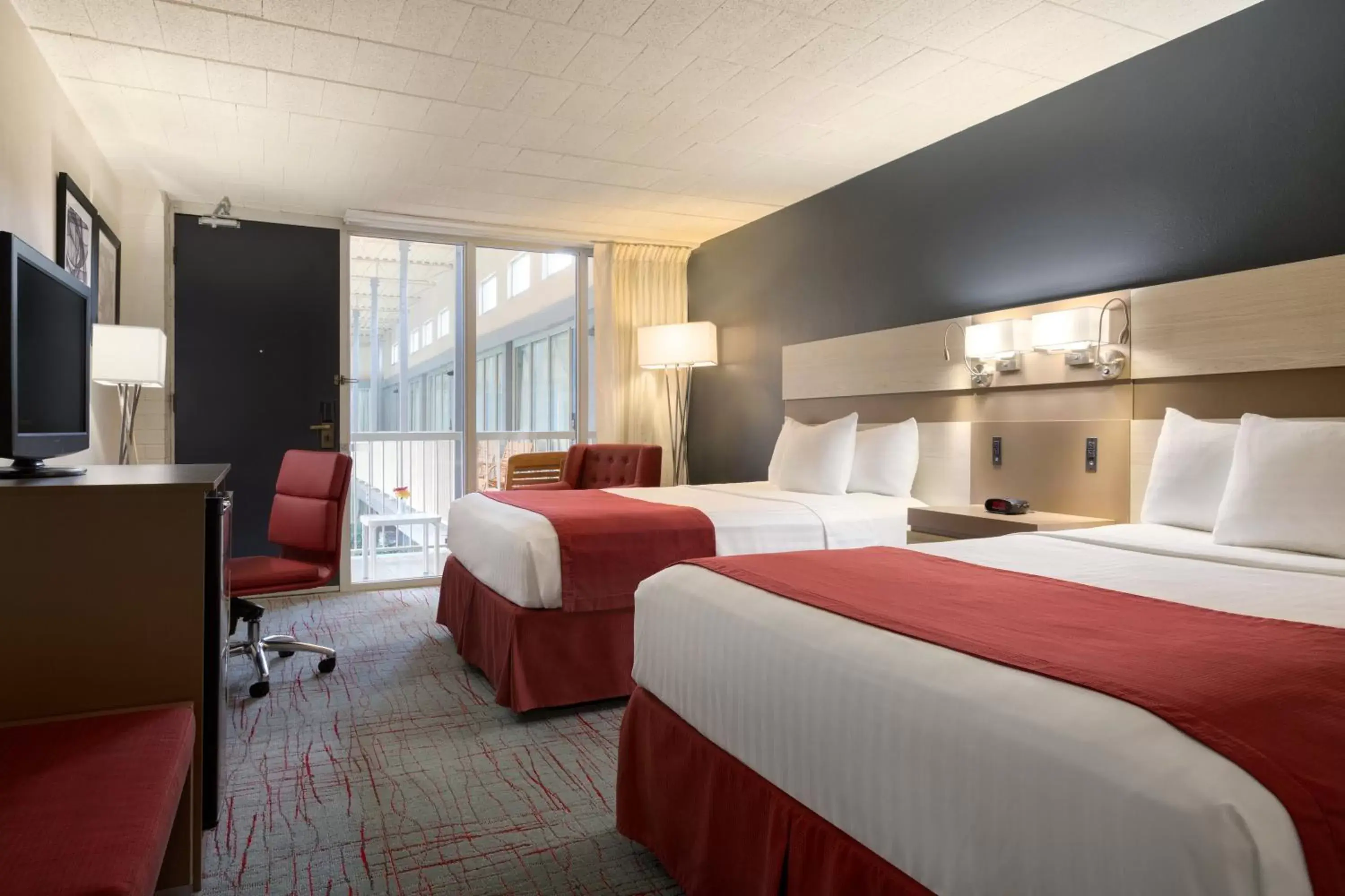 2 Double Beds, Interior Courtyard View, Non-Smoking in Ramada by Wyndham Clarion 2 Double Beds, Interior Courtyard View, Non-Smoking in Ramada by Wyndham Clarion