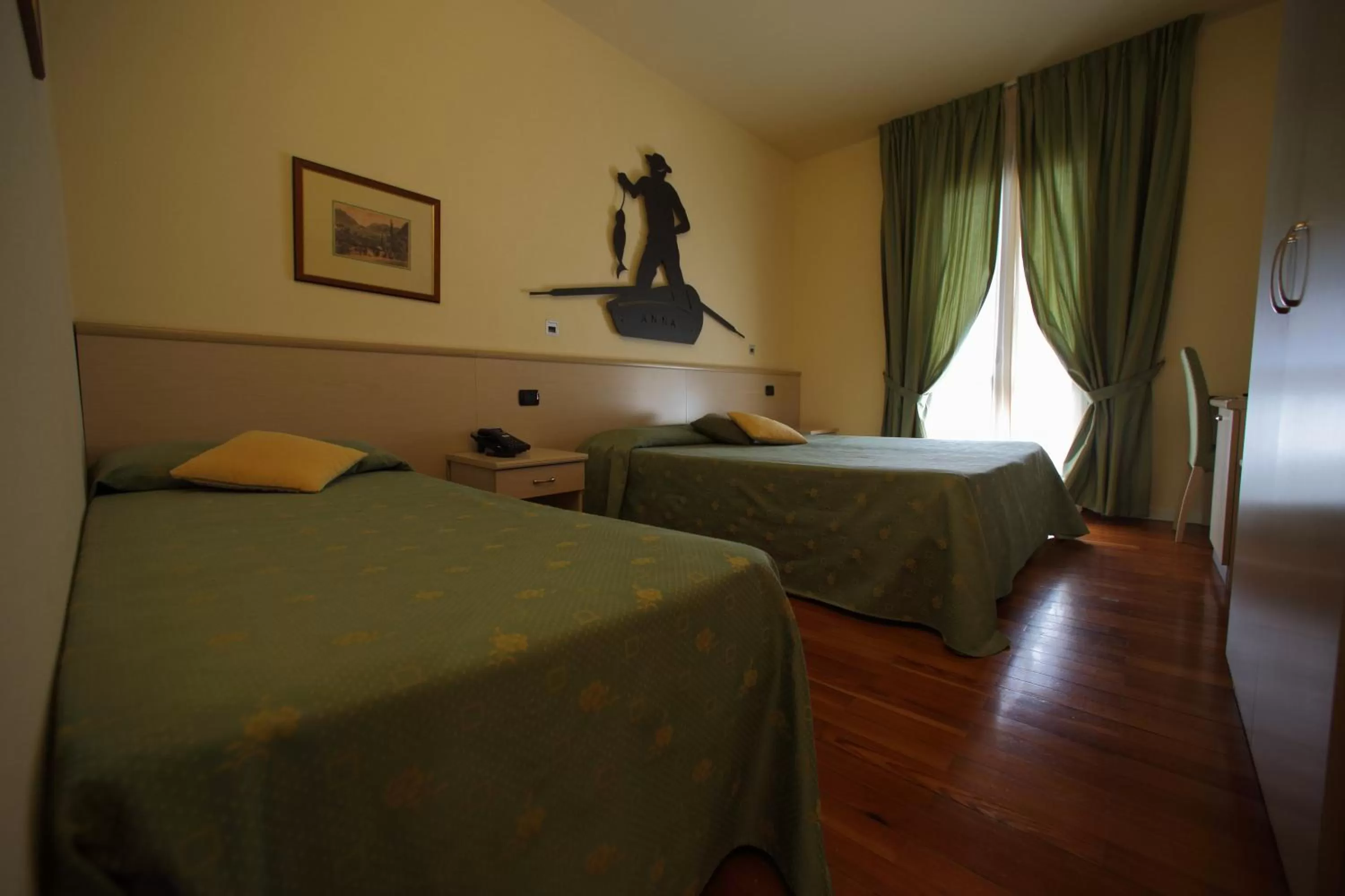 Bed in Hotel Fioroni