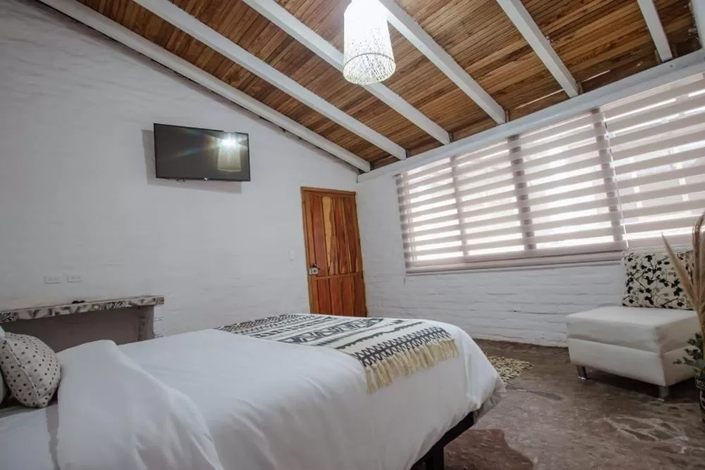 Bed in Rústic Quinta La Aurora