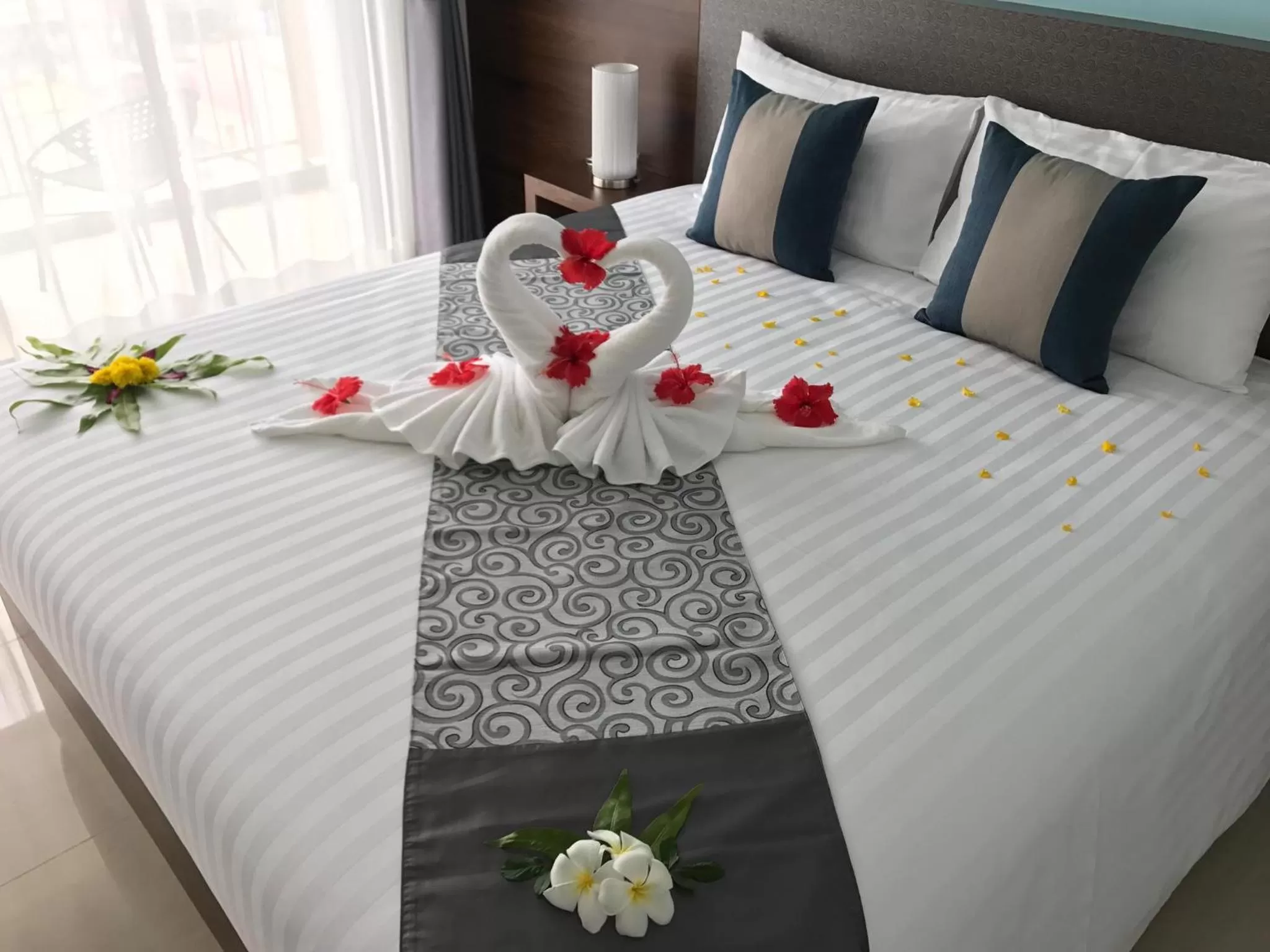 Bed in Aonang Sea Valley Resort