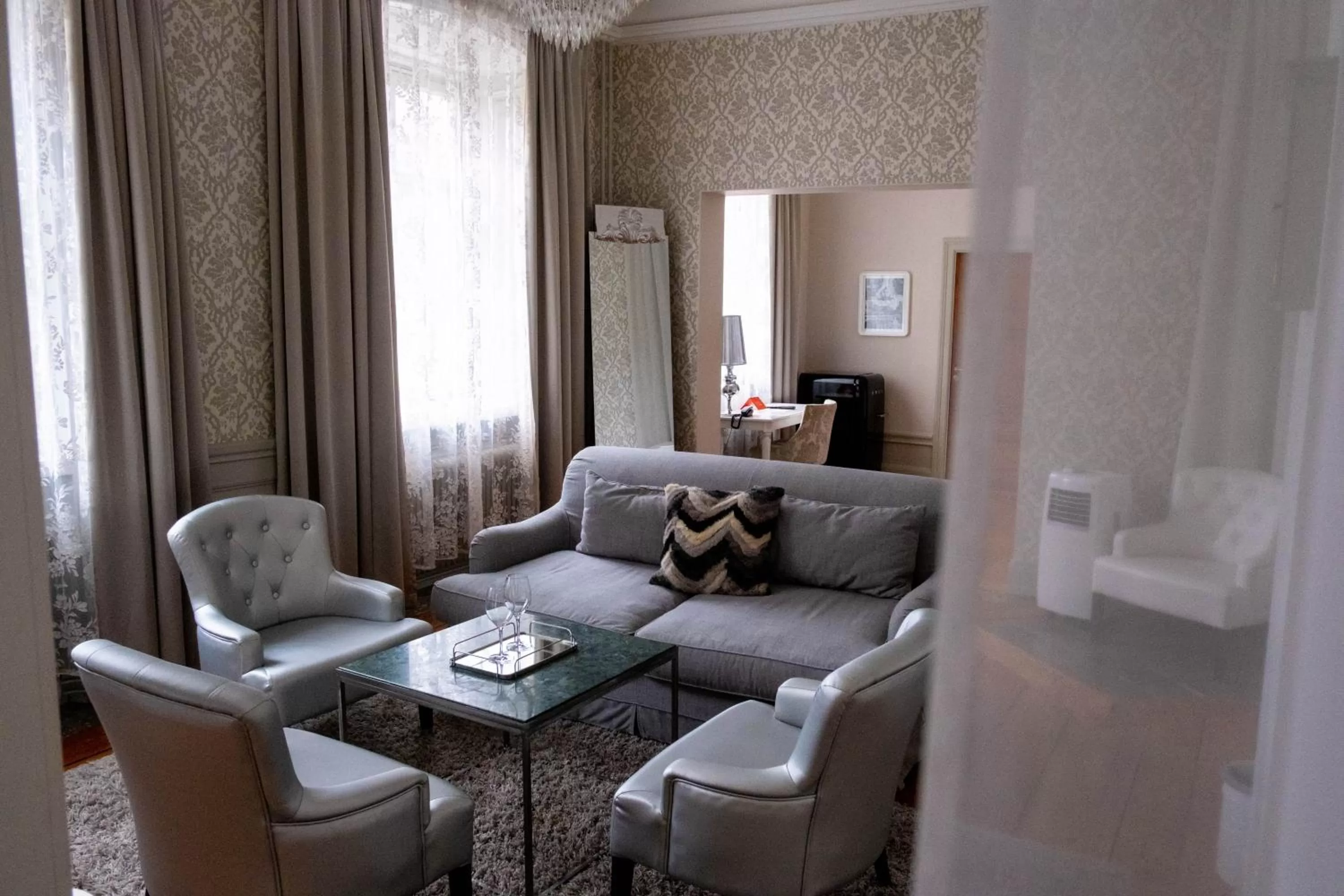 Living room in NOFO Hotel, WorldHotels Crafted