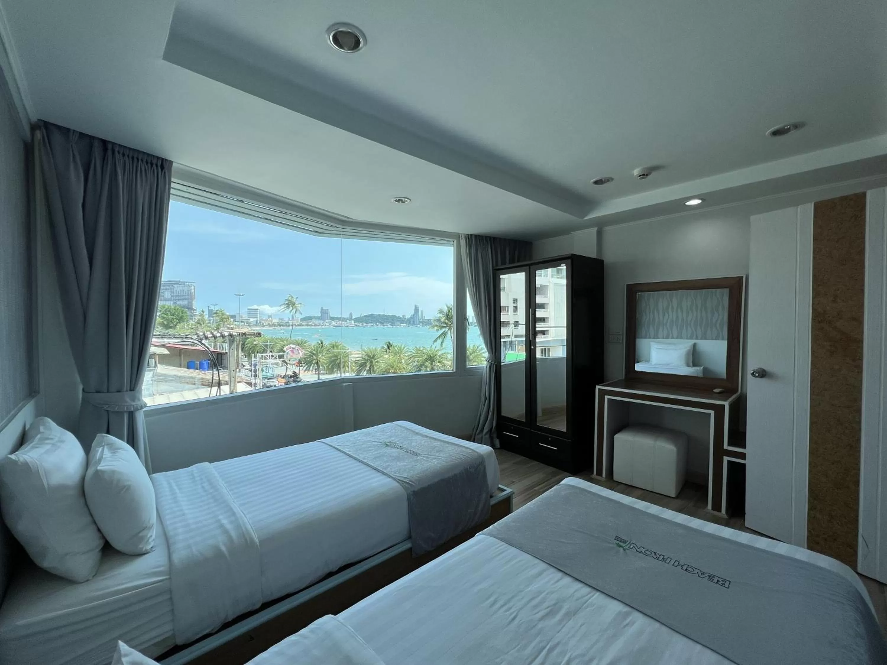 Bed in The Beach Front Resort, Pattaya