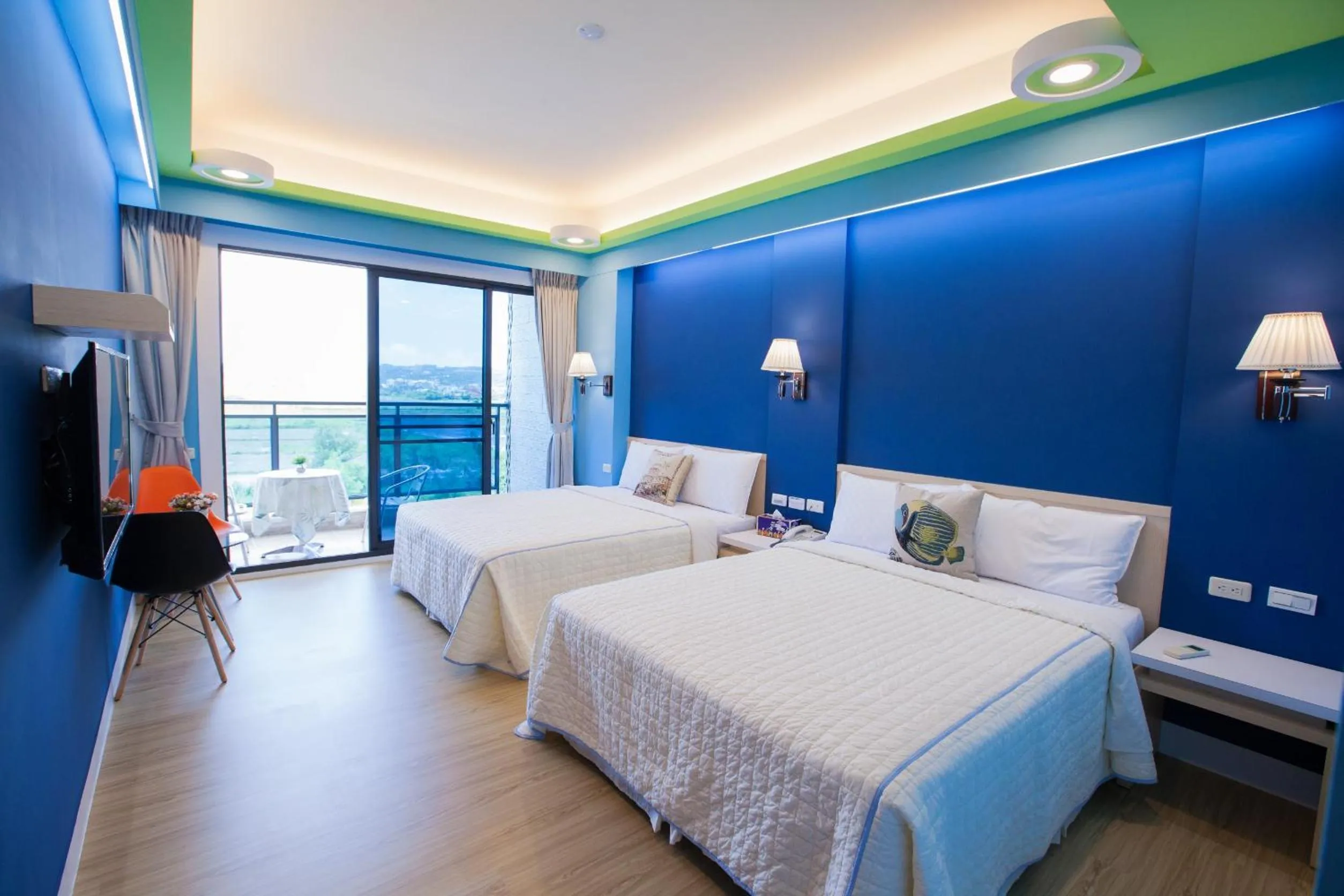 Photo of the whole room, Bed in Song Ping Resort松平渡假會館